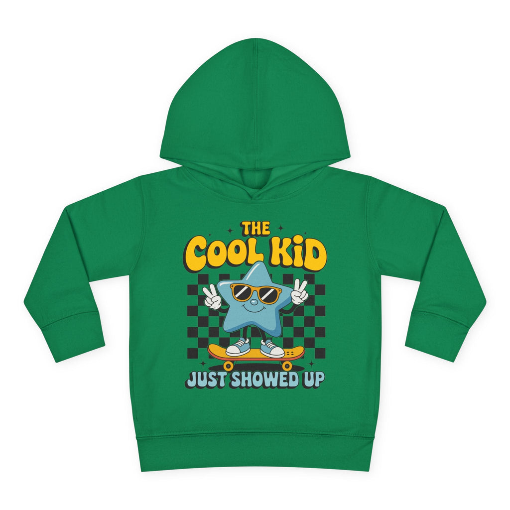 Graphic Toddler Boys Hoodie - The Cool Kid Just Showed Up | Kids clothes by atgodanddesigns