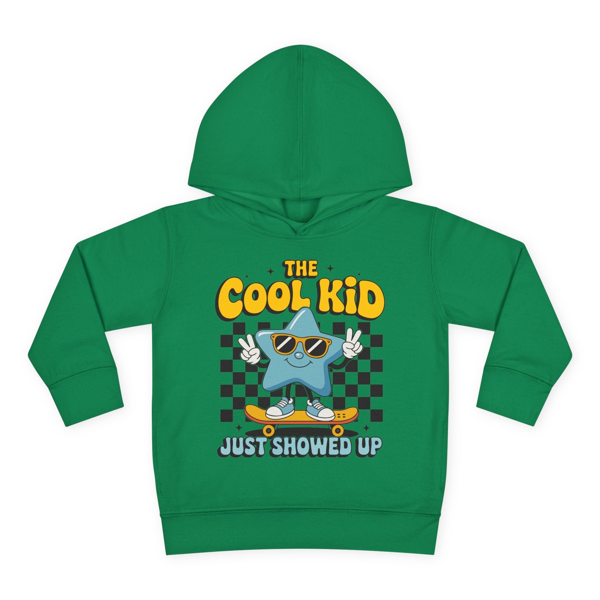 Graphic Toddler Boys Hoodie - The Cool Kid Just Showed Up | Kids clothes by atgodanddesigns