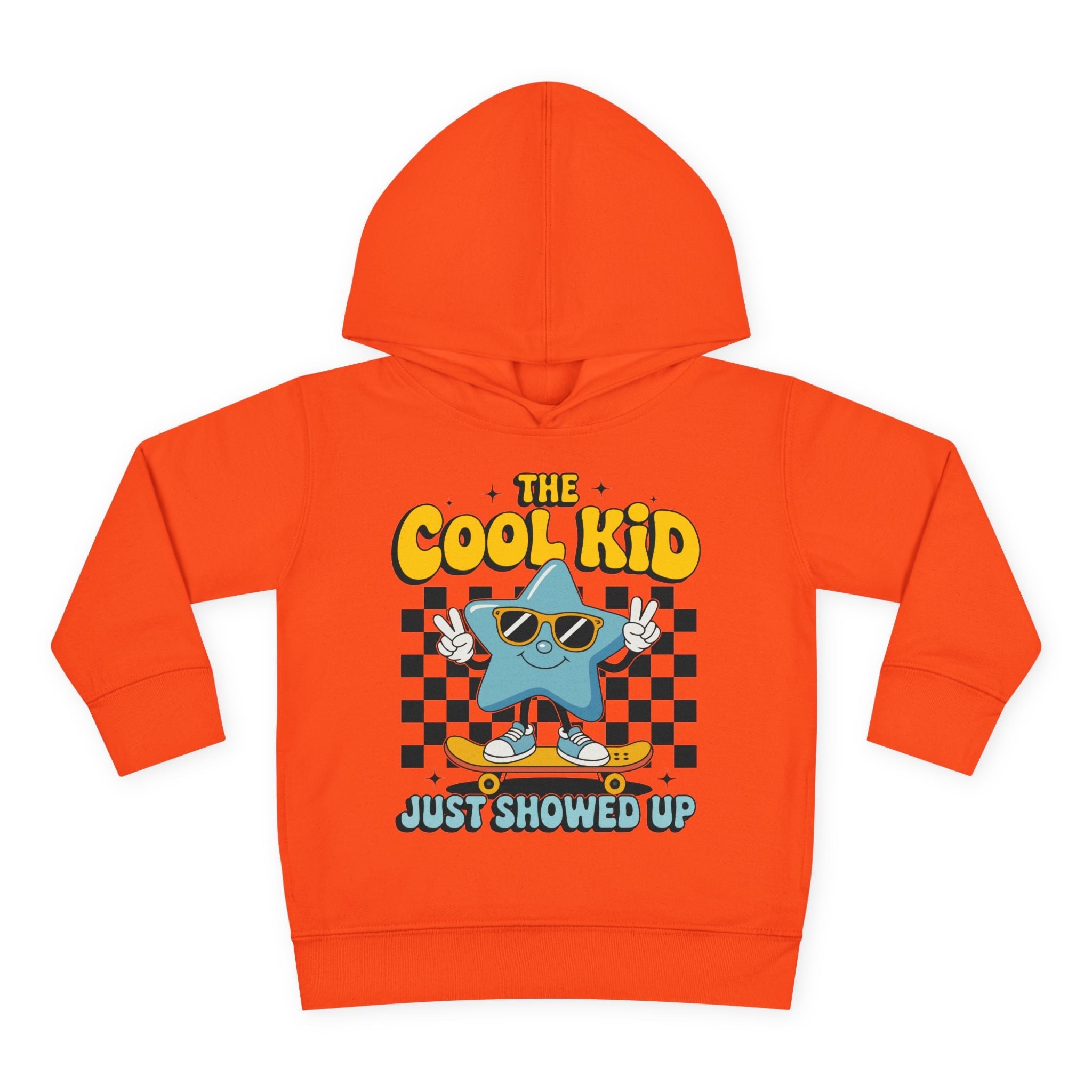 Graphic Toddler Boys Hoodie - The Cool Kid Just Showed Up | Kids clothes by atgodanddesigns