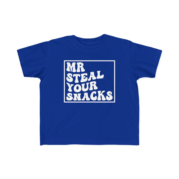 Graphic Toddler Boys T-Shirt - Mr. Steal Your Snacks | Kids clothes by atgodanddesigns