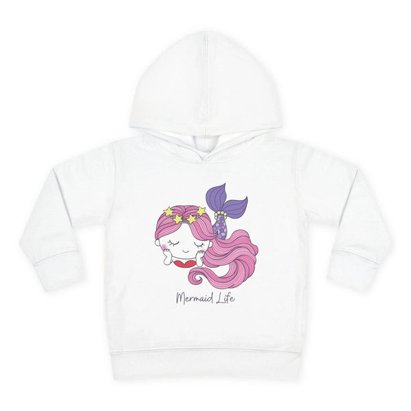 Graphic Toddler Girls Hoodie - Mermaid Life | Kids clothes by atgodanddesigns