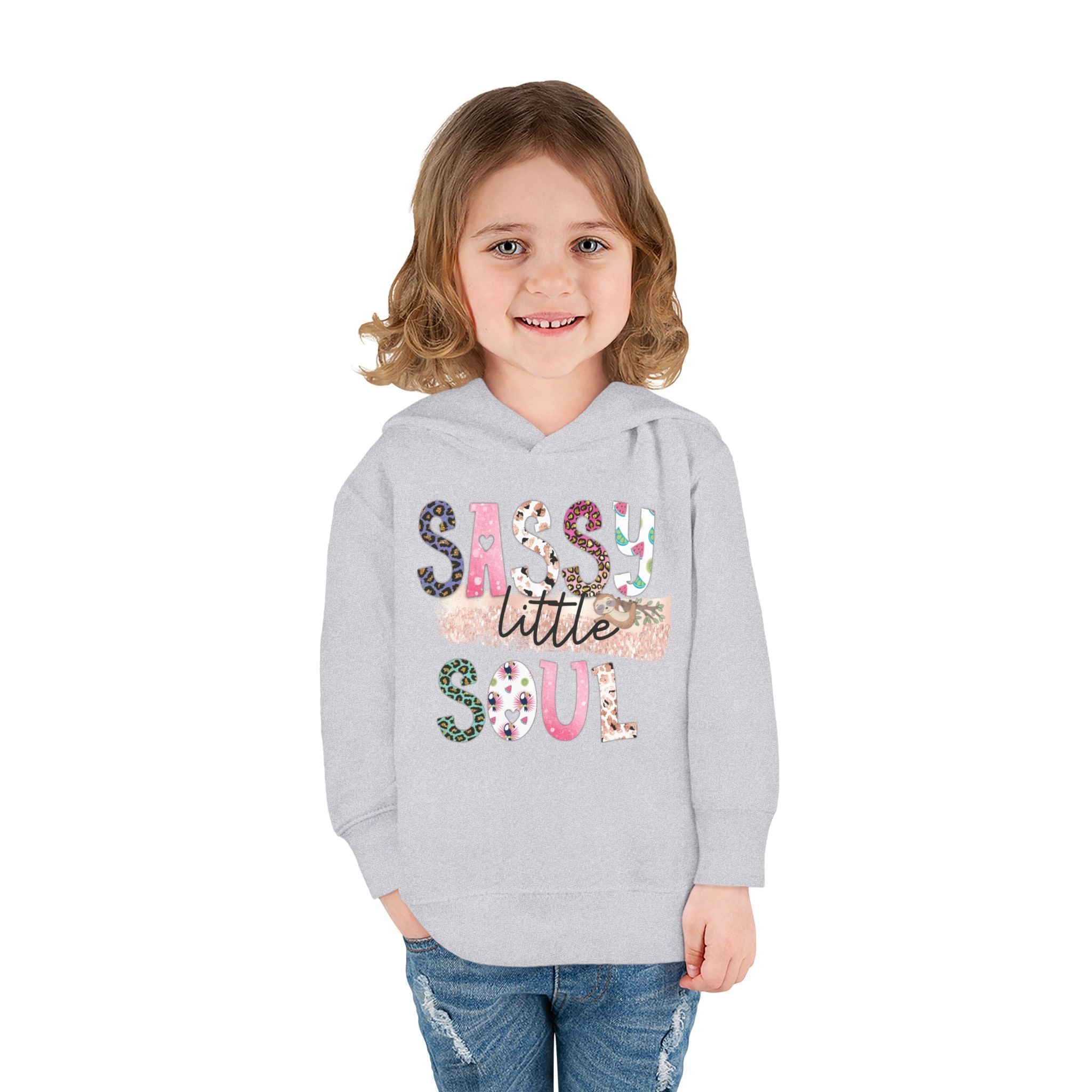 Graphic Toddler Girls Hoodie - Sassy Little Soul | Kids clothes by atgodanddesigns