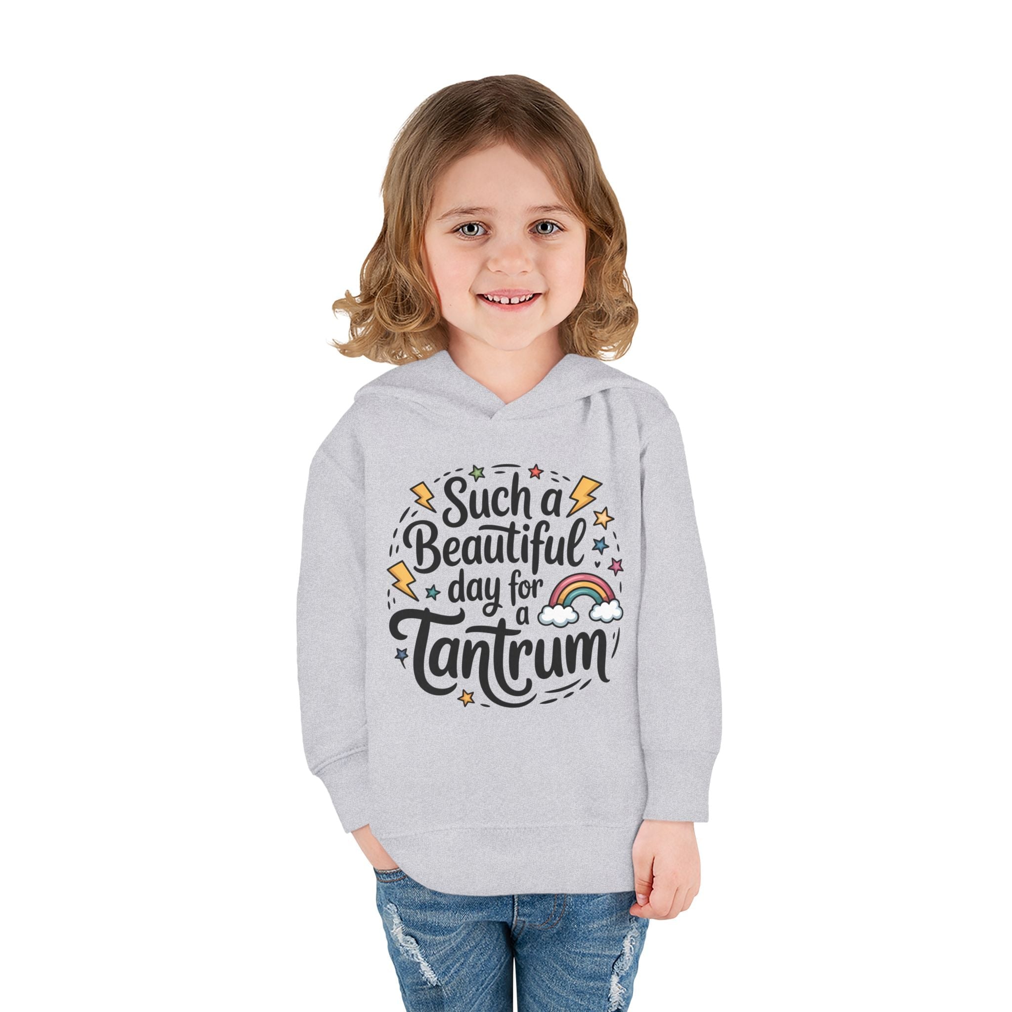 Graphic Toddler Girls Hoodie - Such A Beautiful Day For A Tantrum | Kids clothes by atgodanddesigns