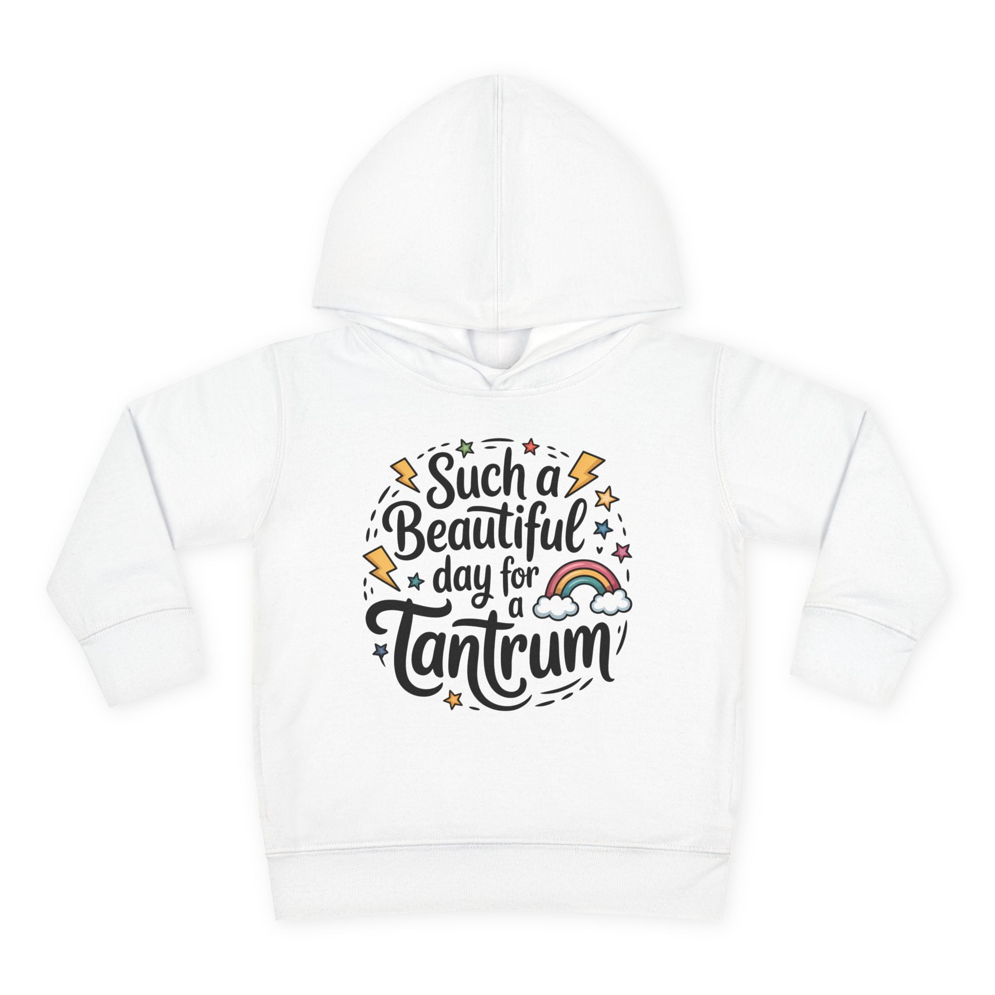 Graphic Toddler Girls Hoodie - Such A Beautiful Day For A Tantrum | Kids clothes by atgodanddesigns