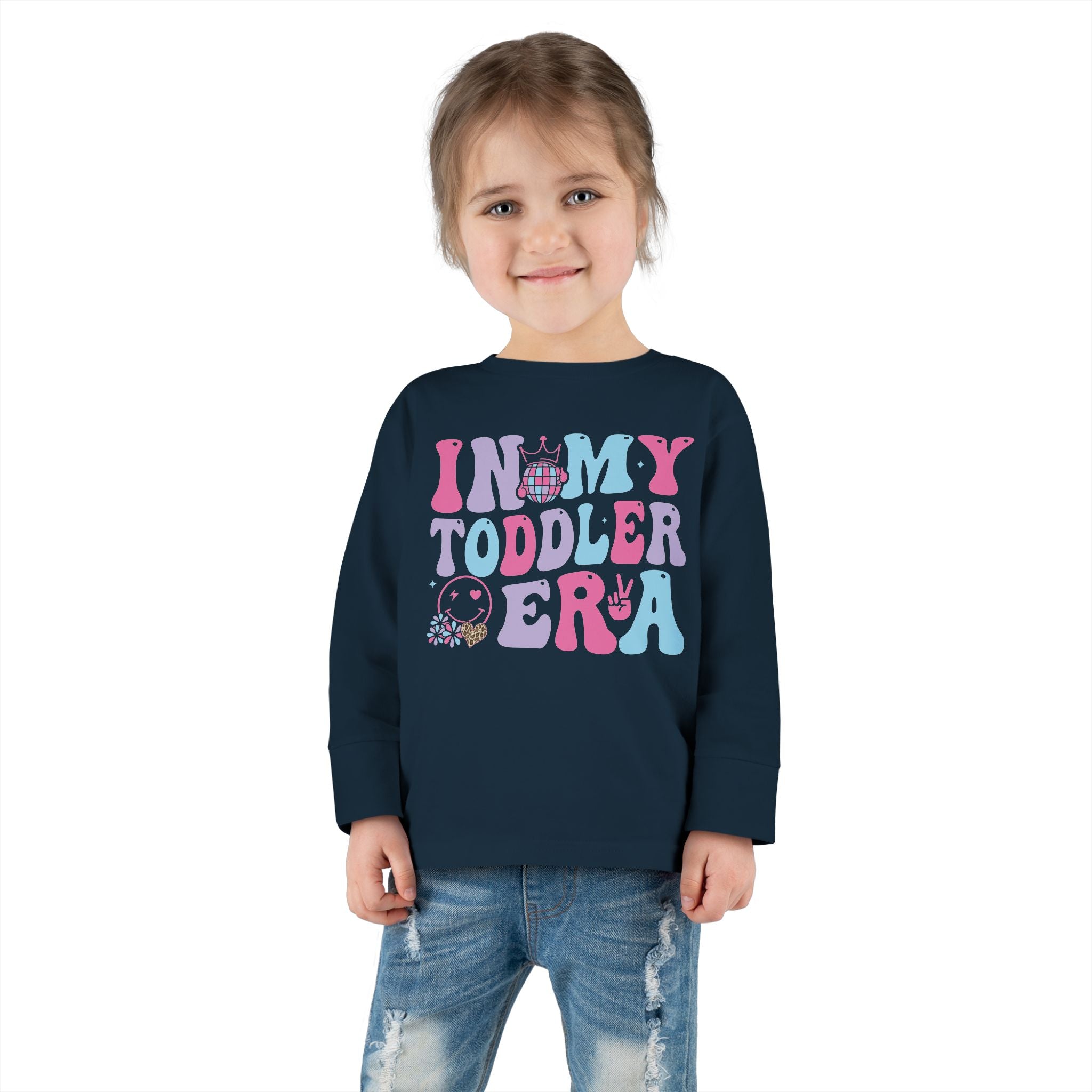 Graphic Toddler Girls Long Sleeve T-Shirt - In My Toddler Era | Kids clothes by atgodanddesigns
