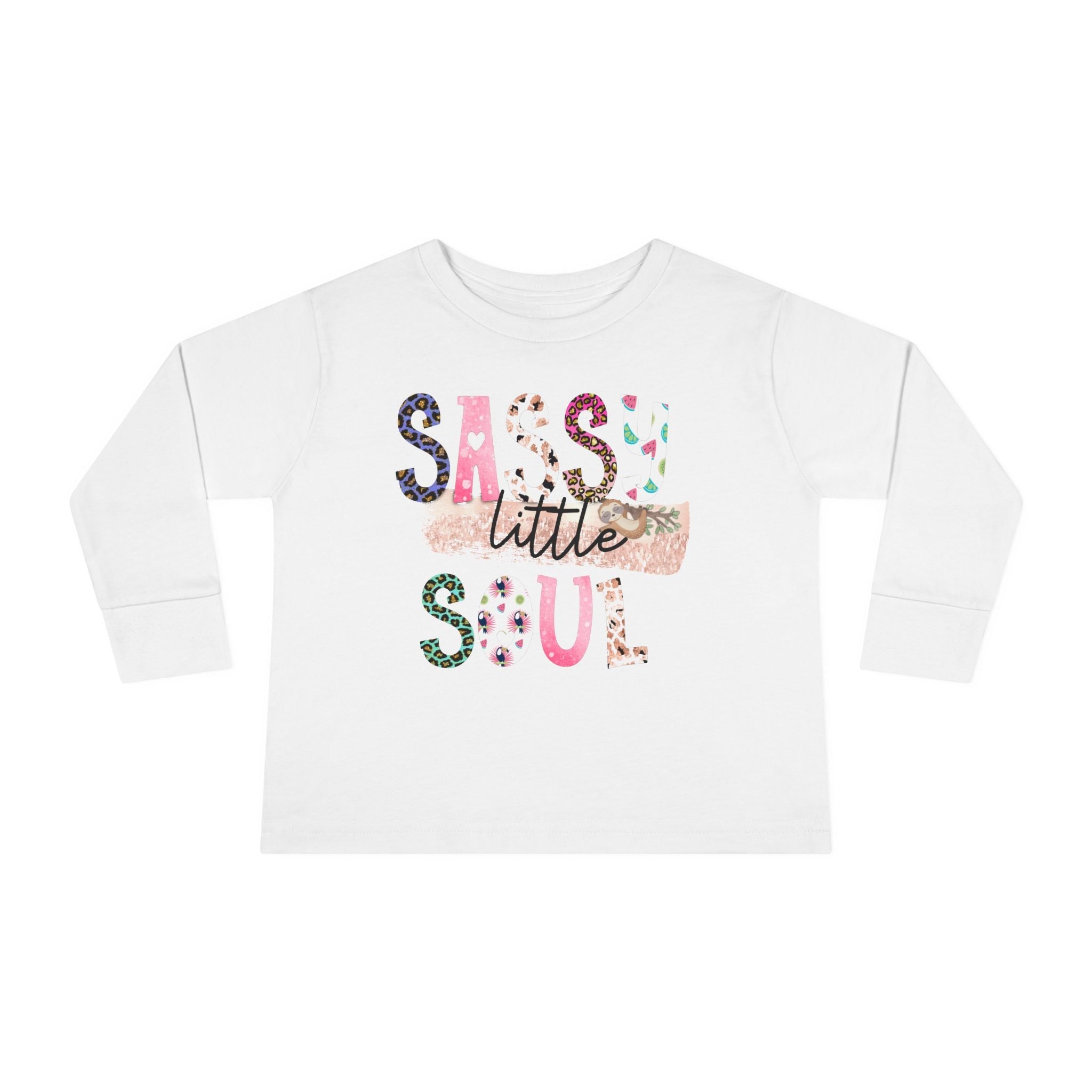 Graphic Toddler GIrls Long Sleeve T-Shirt - Sassy Little Soul | Kids clothes by atgodanddesigns