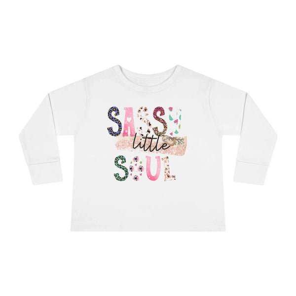 Graphic Toddler GIrls Long Sleeve T-Shirt - Sassy Little Soul | Kids clothes by atgodanddesigns