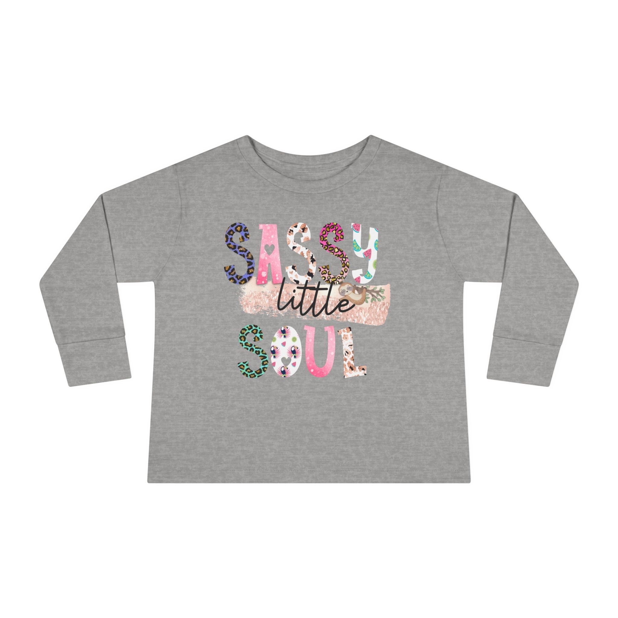 Graphic Toddler GIrls Long Sleeve T-Shirt - Sassy Little Soul | Kids clothes by atgodanddesigns