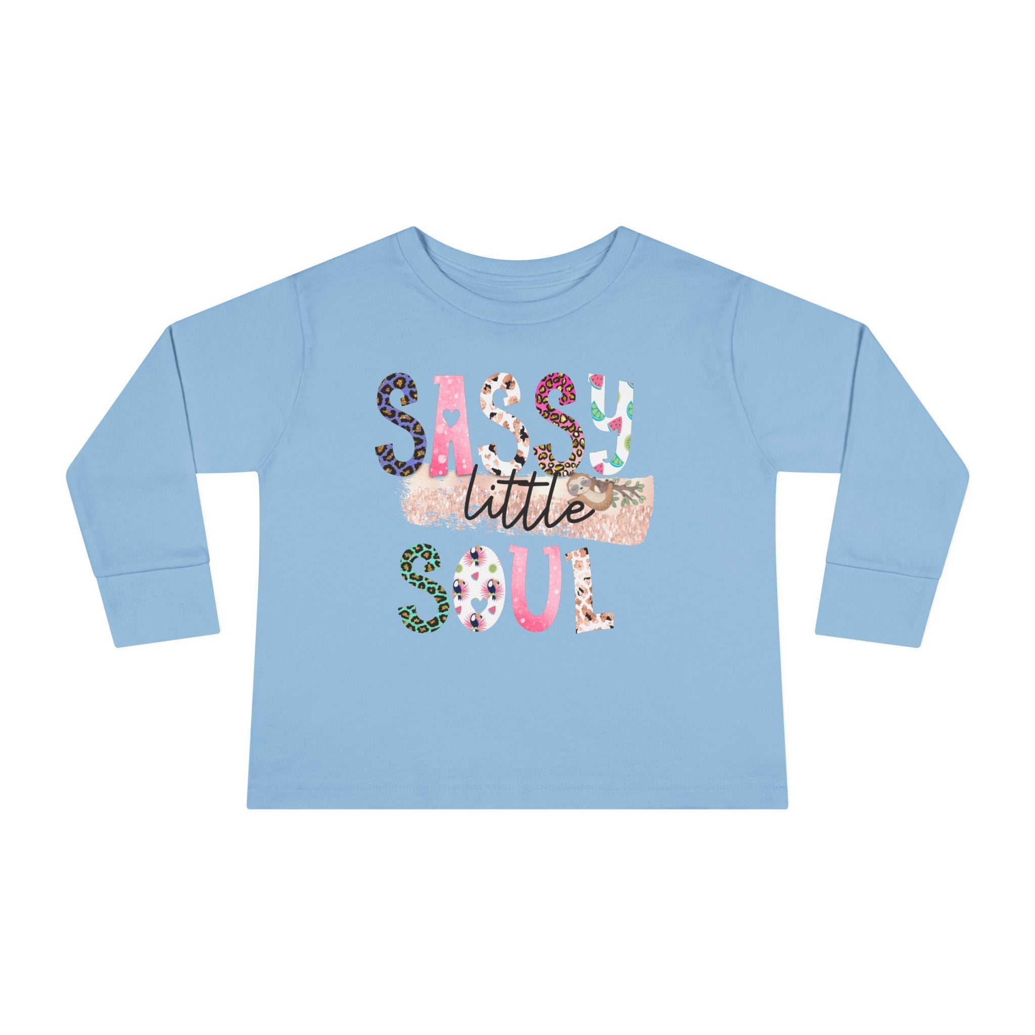 Graphic Toddler GIrls Long Sleeve T-Shirt - Sassy Little Soul | Kids clothes by atgodanddesigns