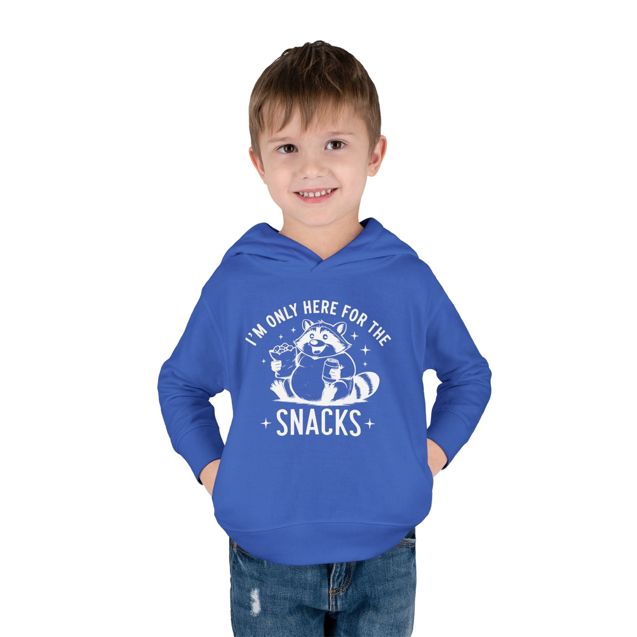 Graphic Toddler Hoodie - I'm Only Here For The Snacks | Kids clothes by atgodanddesigns