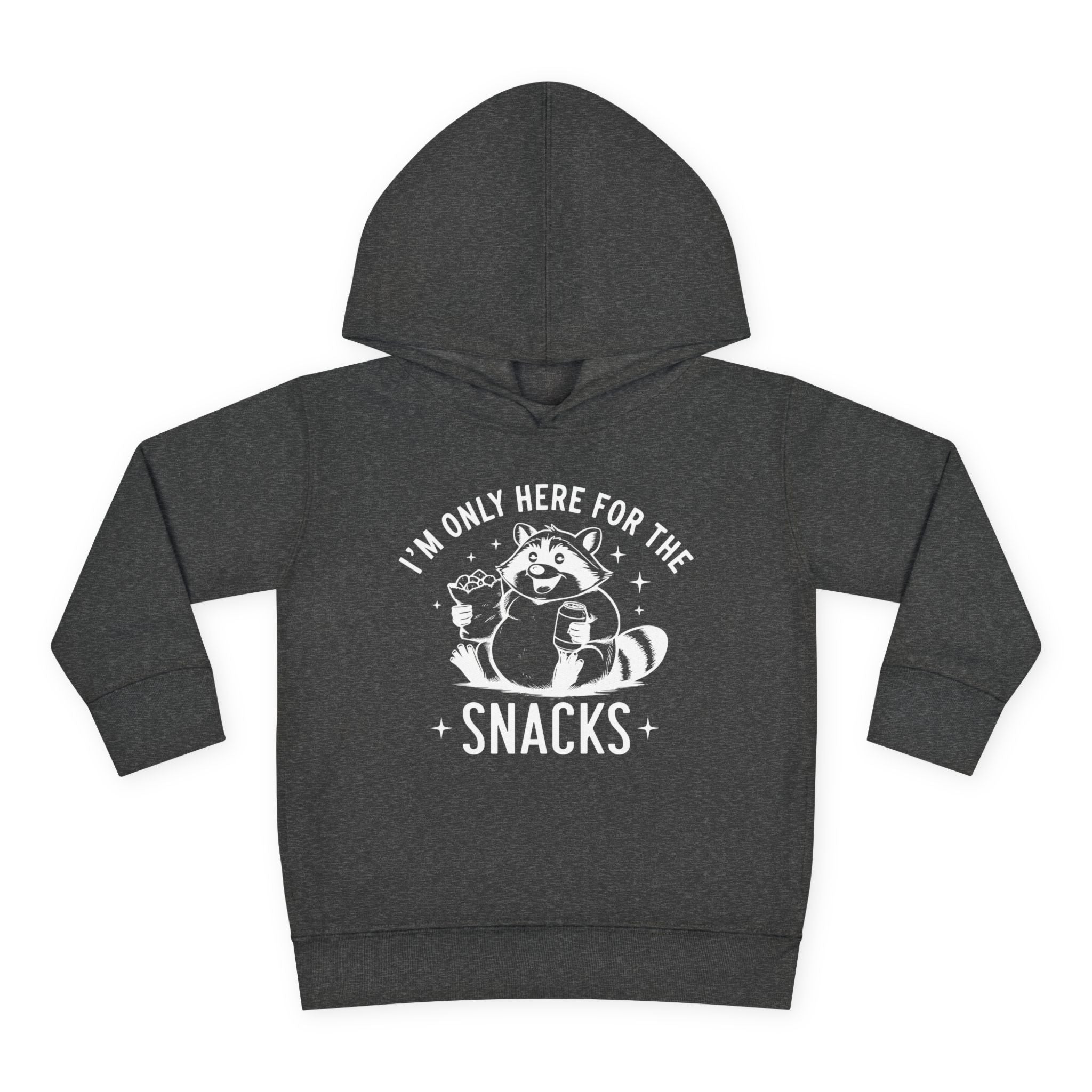 Graphic Toddler Hoodie - I'm Only Here For The Snacks | Kids clothes by atgodanddesigns