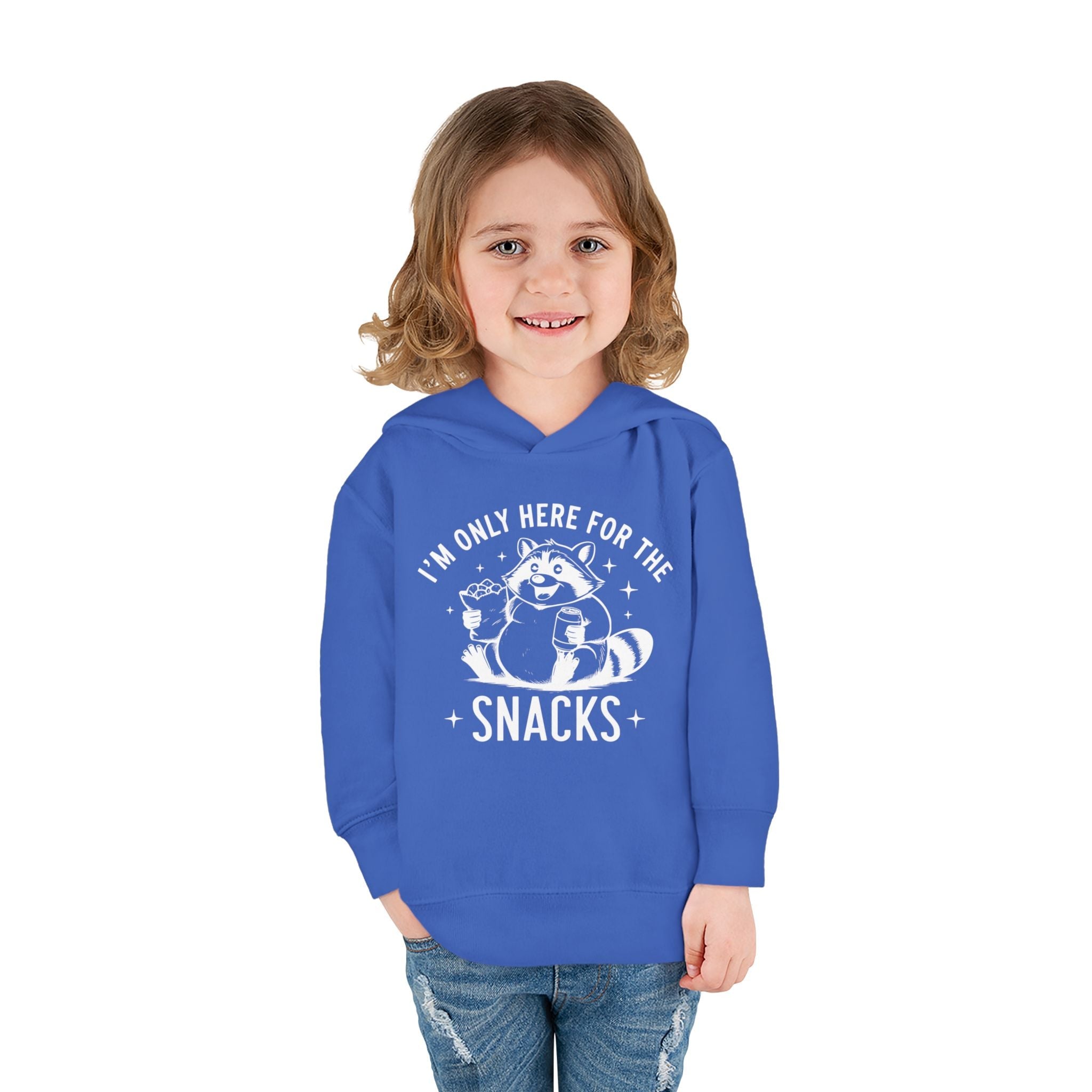 Graphic Toddler Hoodie - I'm Only Here For The Snacks | Kids clothes by atgodanddesigns