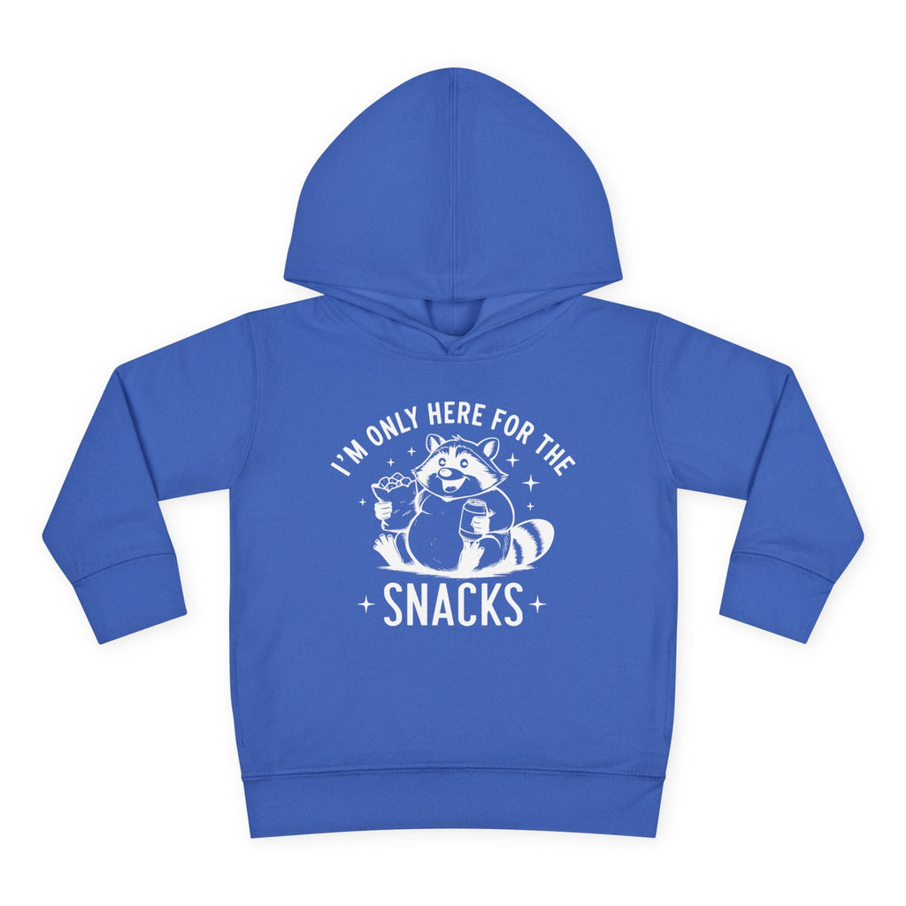 Graphic Toddler Hoodie - I'm Only Here For The Snacks | Kids clothes by atgodanddesigns