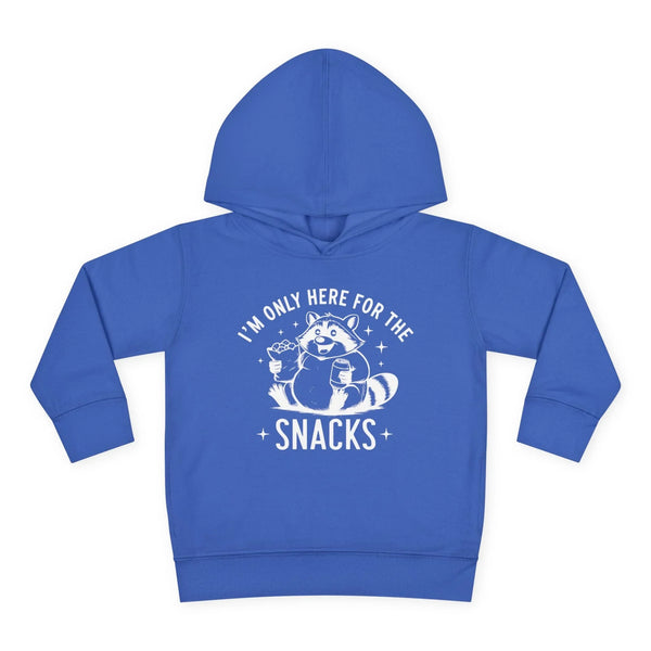 Graphic Toddler Hoodie - I'm Only Here For The Snacks | Kids clothes by atgodanddesigns