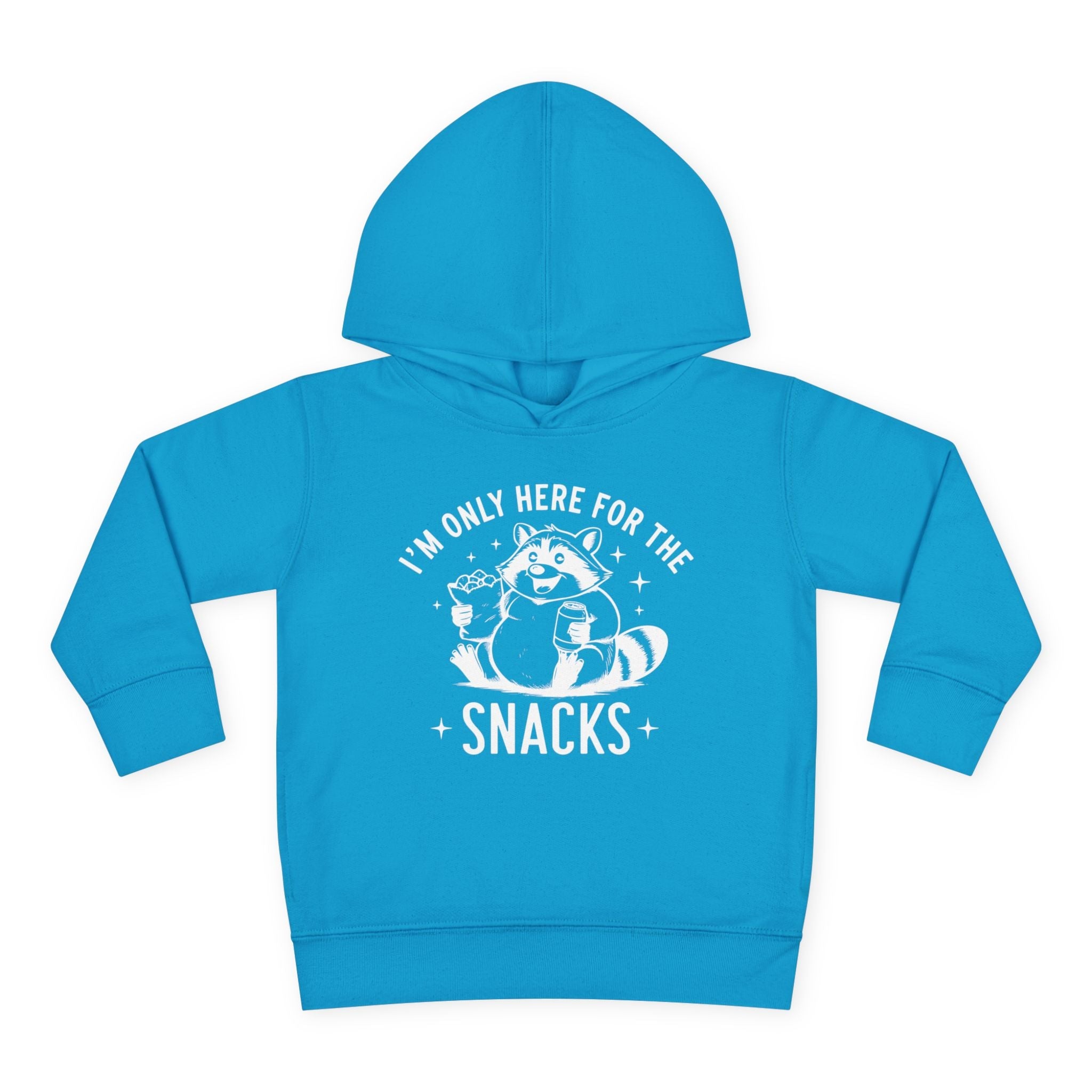Graphic Toddler Hoodie - I'm Only Here For The Snacks | Kids clothes by atgodanddesigns