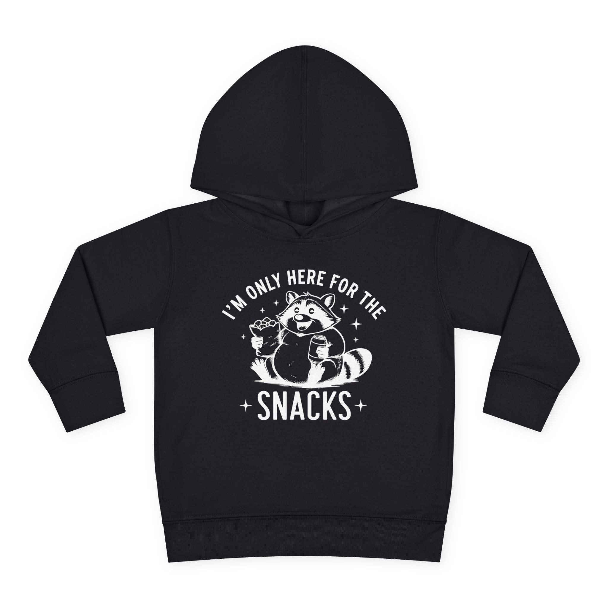 Graphic Toddler Hoodie - I'm Only Here For The Snacks | Kids clothes by atgodanddesigns