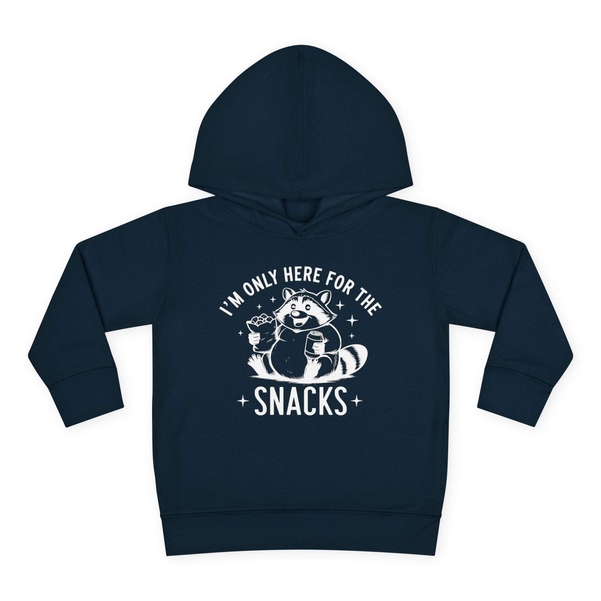 Graphic Toddler Hoodie - I'm Only Here For The Snacks | Kids clothes by atgodanddesigns