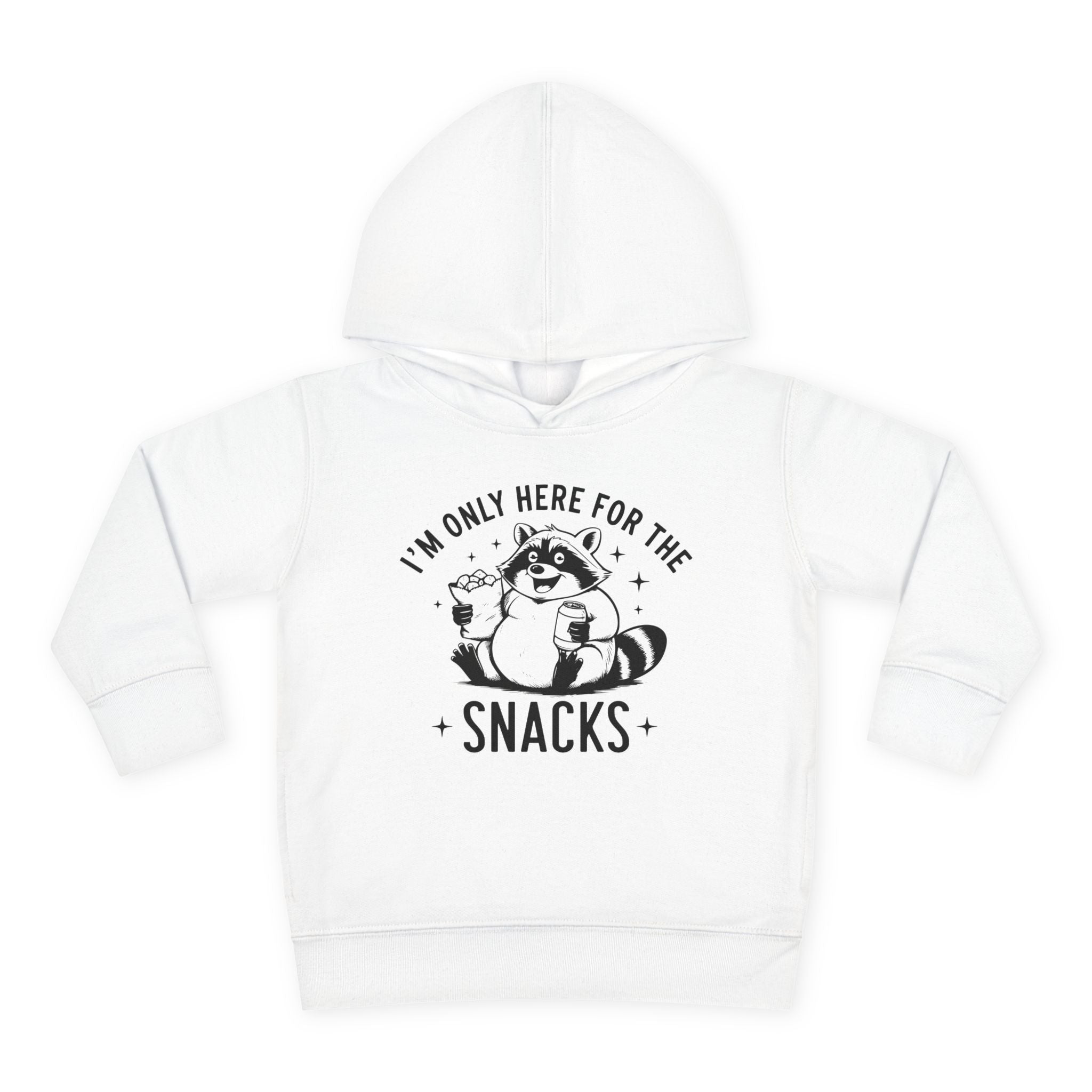 Graphic Toddler Hoodie - I'm Only Here For The Snacks | Kids clothes by atgodanddesigns