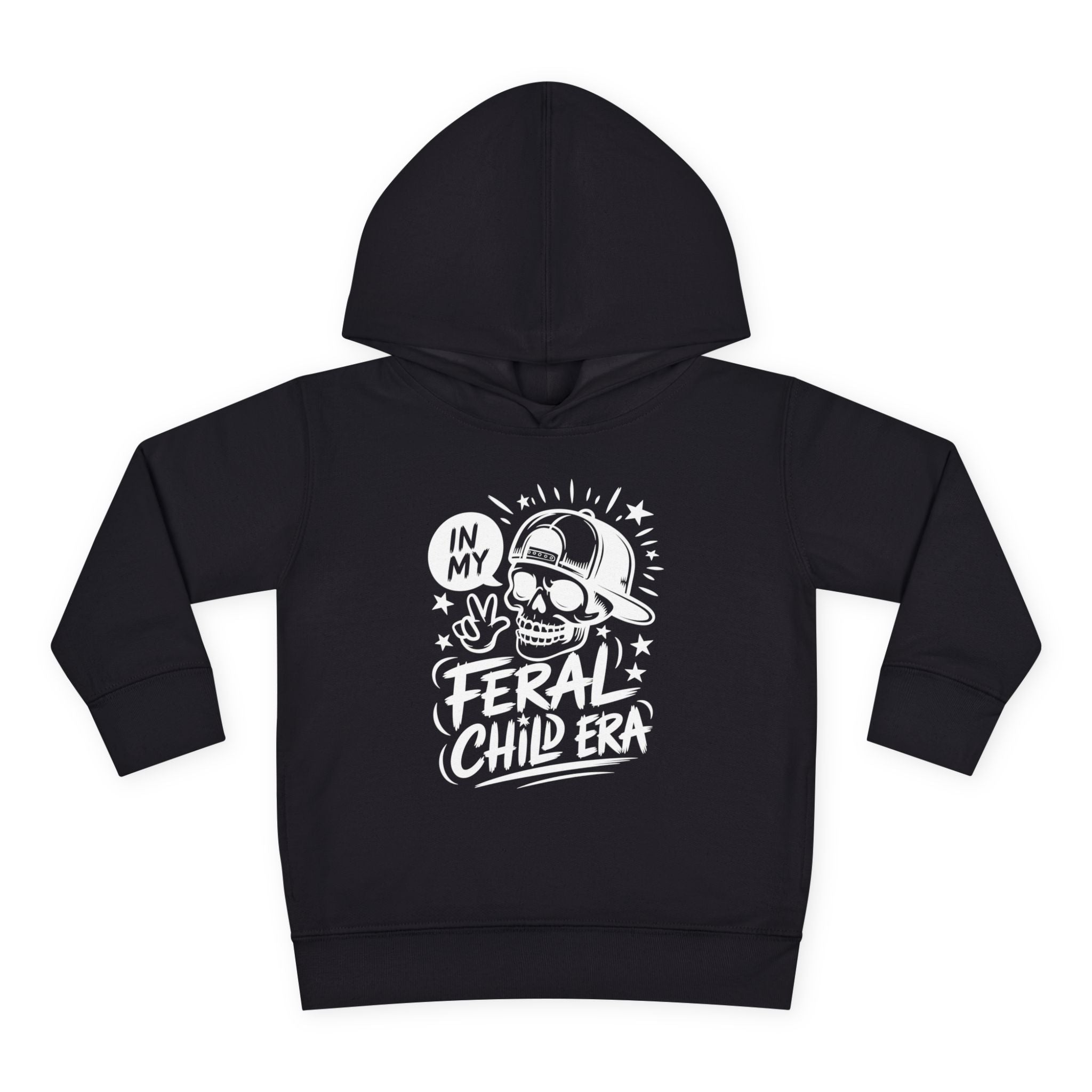 Graphic Toddler Hoodie - In My Feral Child Era | Kids clothes by atgodanddesigns