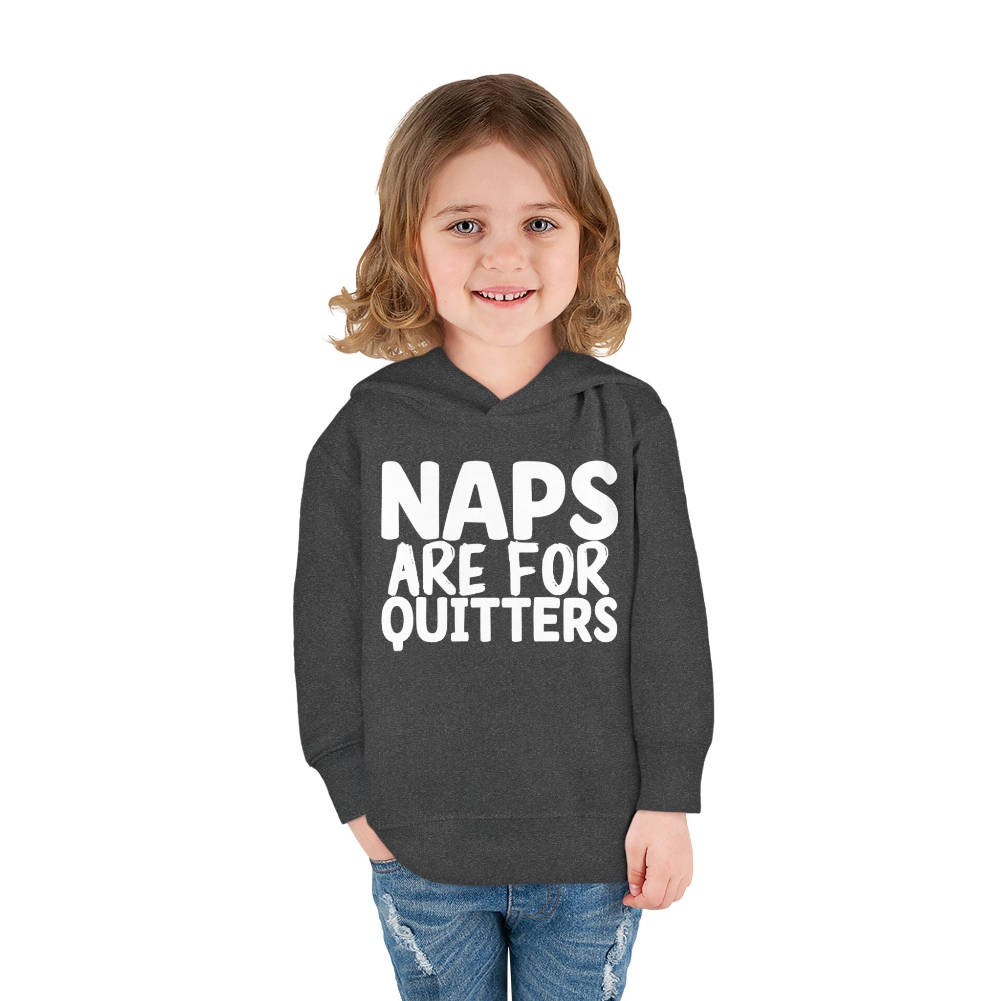 Graphic Toddler Hoodie - Naps Are For Quitters | Kids clothes by atgodanddesigns