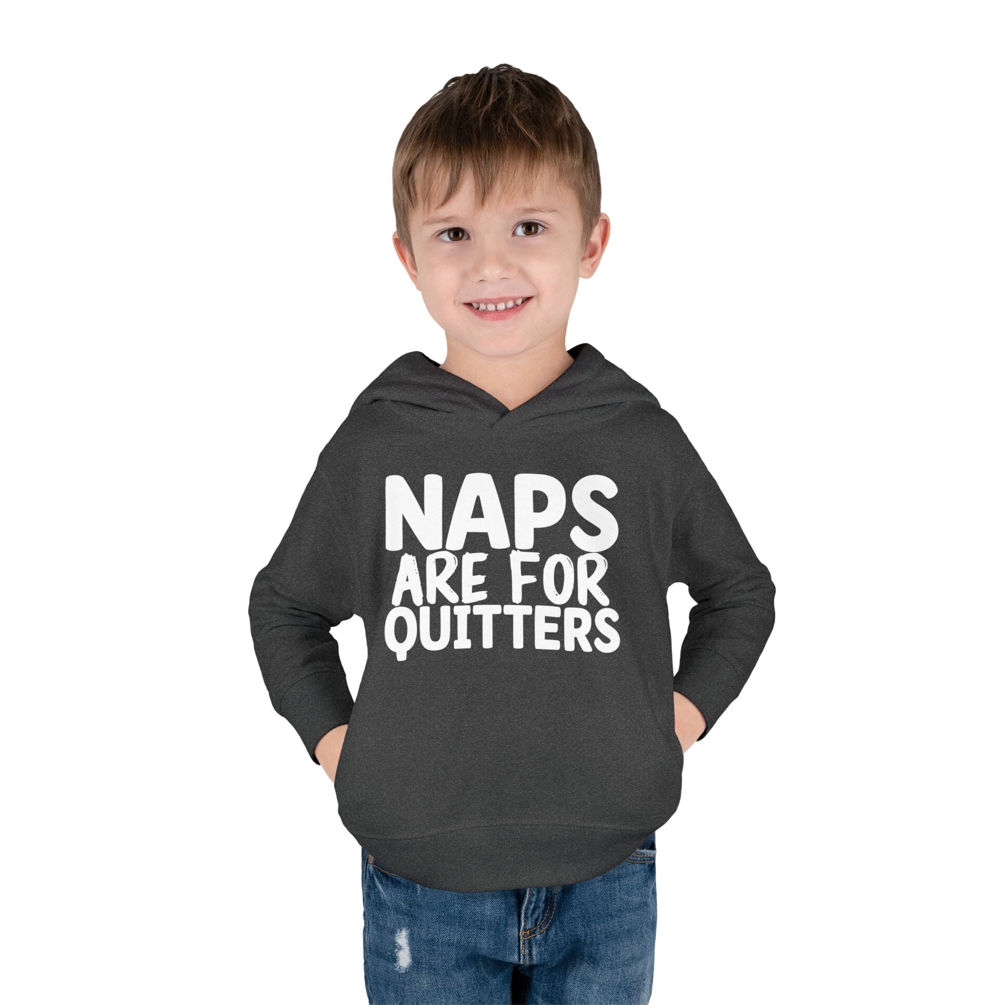Graphic Toddler Hoodie - Naps Are For Quitters | Kids clothes by atgodanddesigns