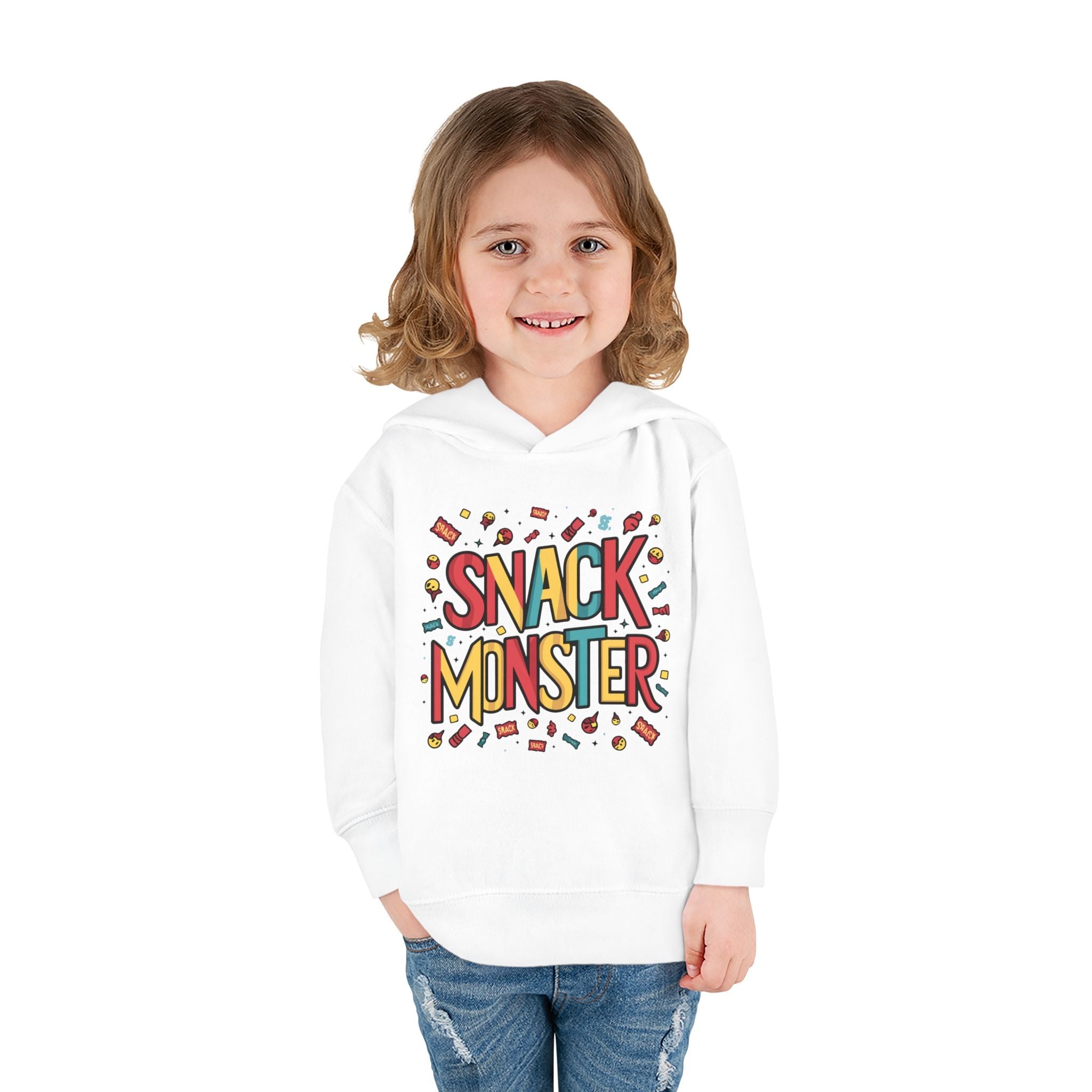 Graphic Toddler Hoodie - Snack Monster | Kids clothes by atgodanddesigns