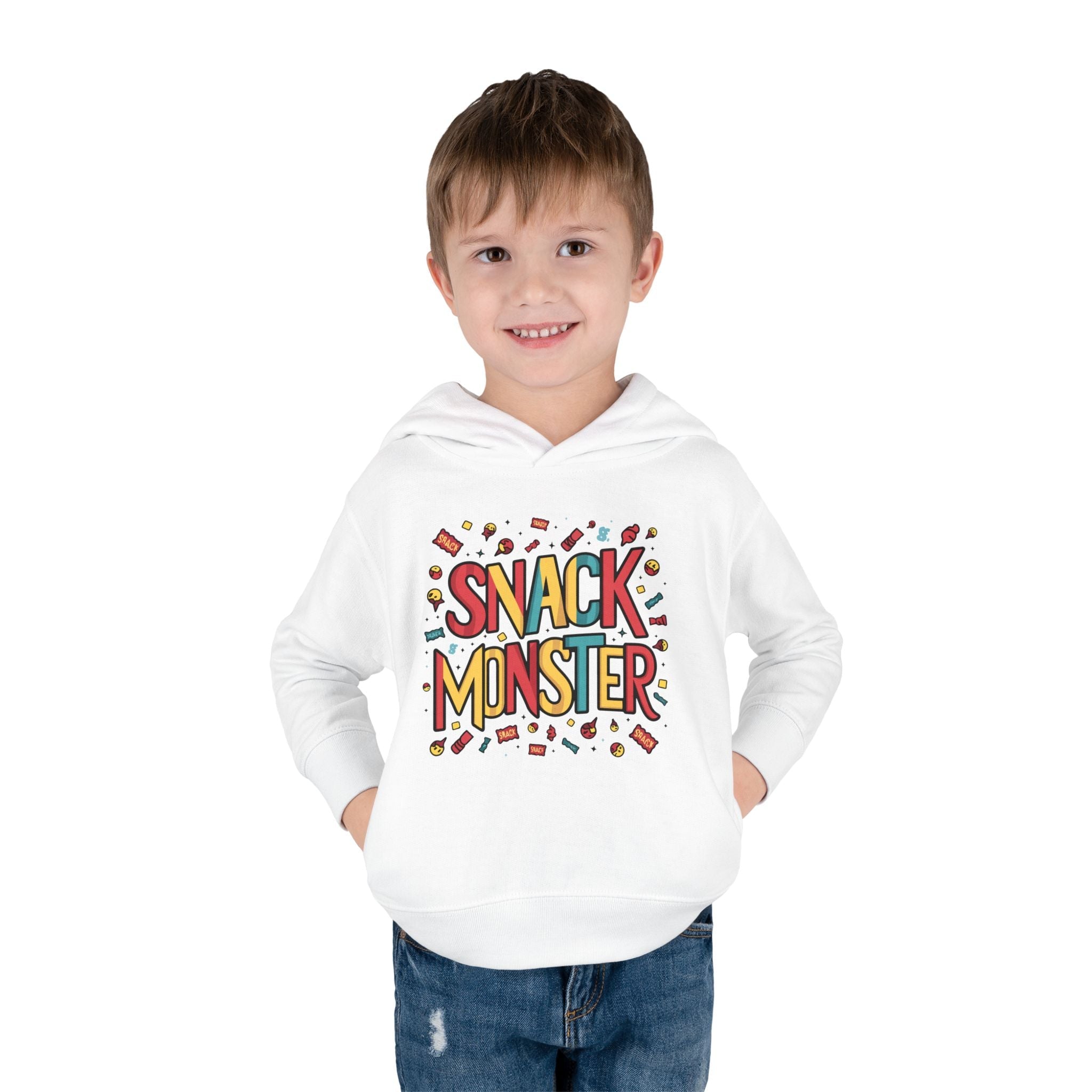 Graphic Toddler Hoodie - Snack Monster | Kids clothes by atgodanddesigns