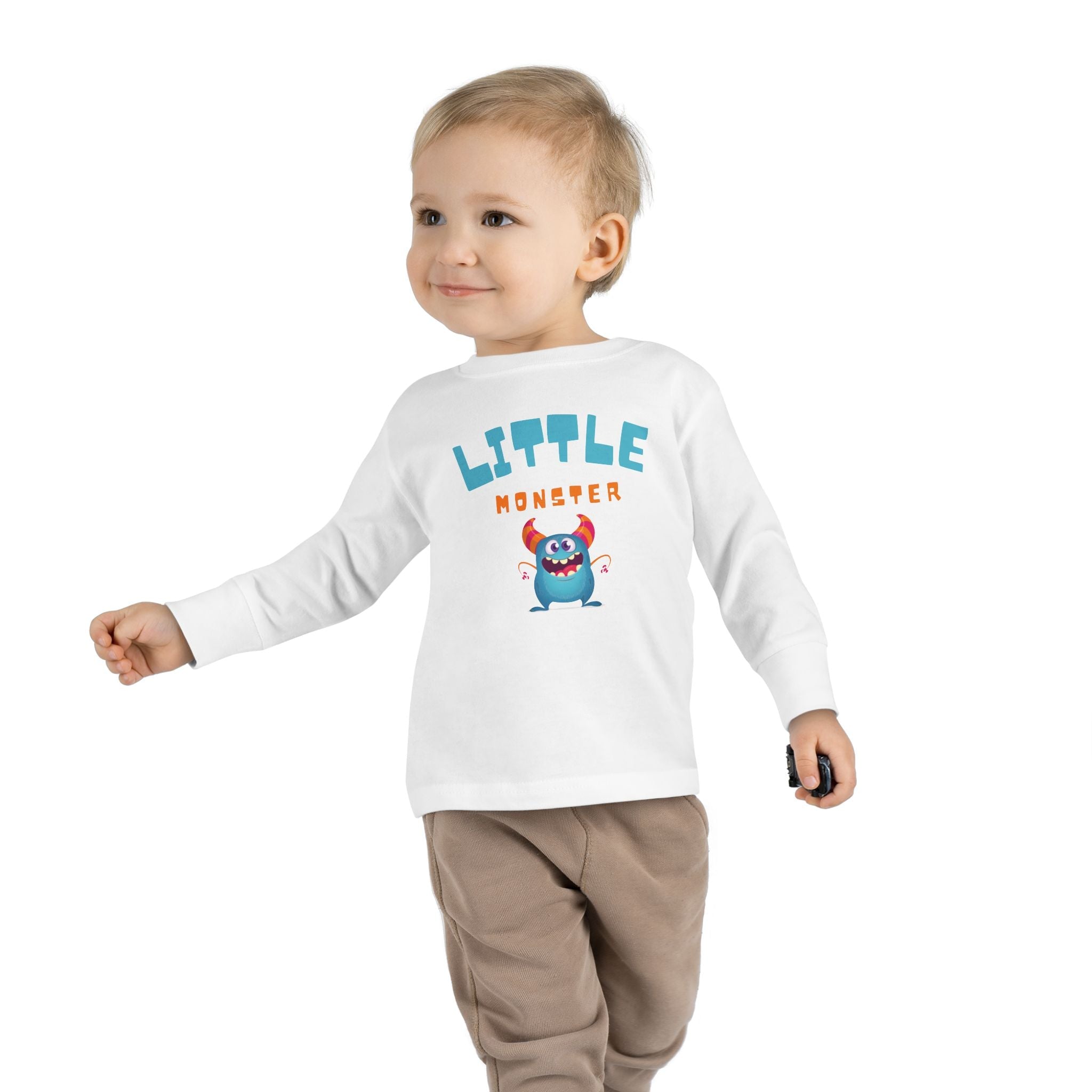 Graphic Toddler Long Sleeve T-Shirt - Little Monster | Kids clothes by atgodanddesigns
