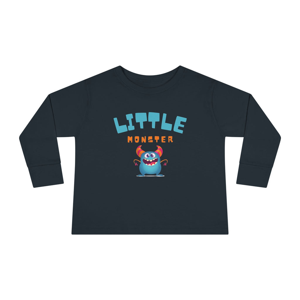 Graphic Toddler Long Sleeve T-Shirt - Little Monster | Kids clothes by atgodanddesigns