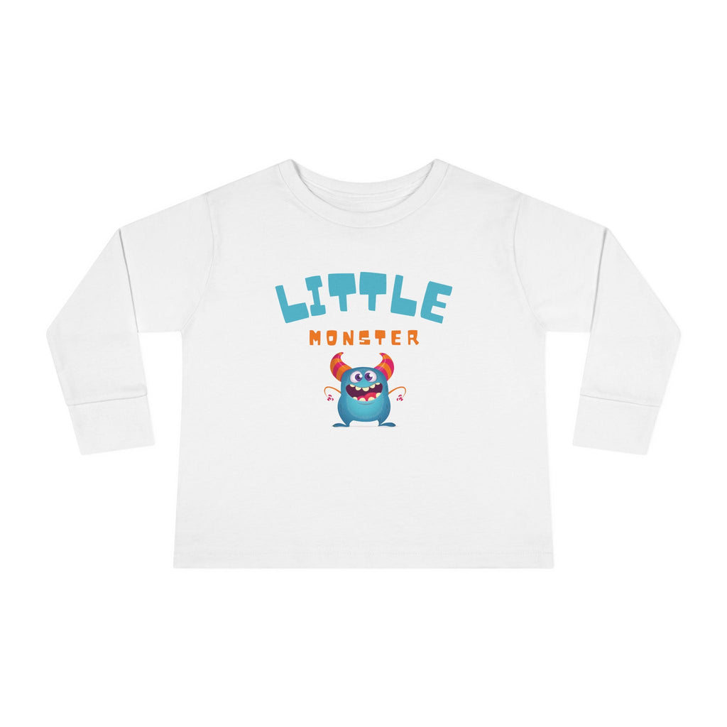 Graphic Toddler Long Sleeve T-Shirt - Little Monster | Kids clothes by atgodanddesigns