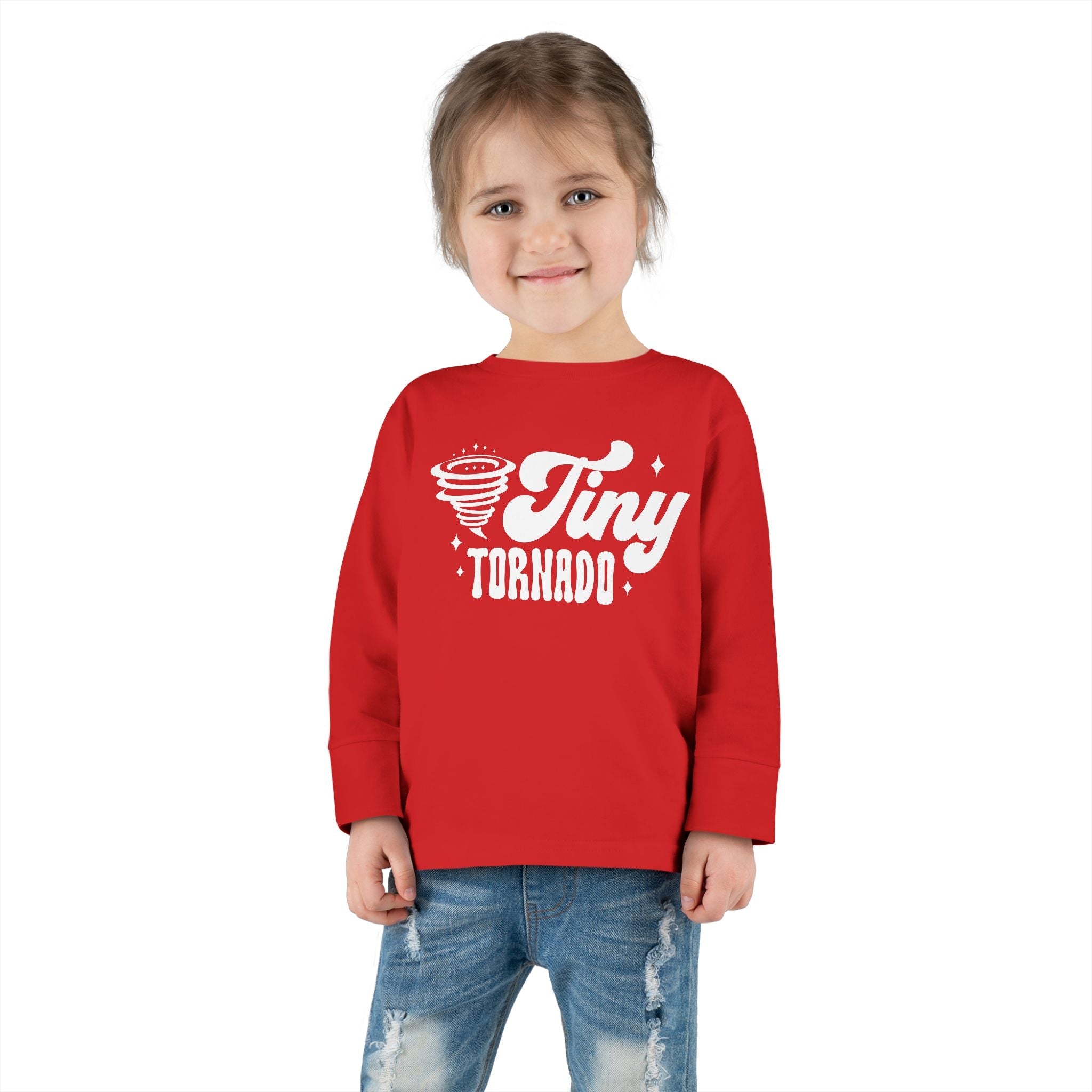 Graphic Toddler Long SleeveT-Shirt - Tiny Tornado | Kids clothes by atgodanddesigns