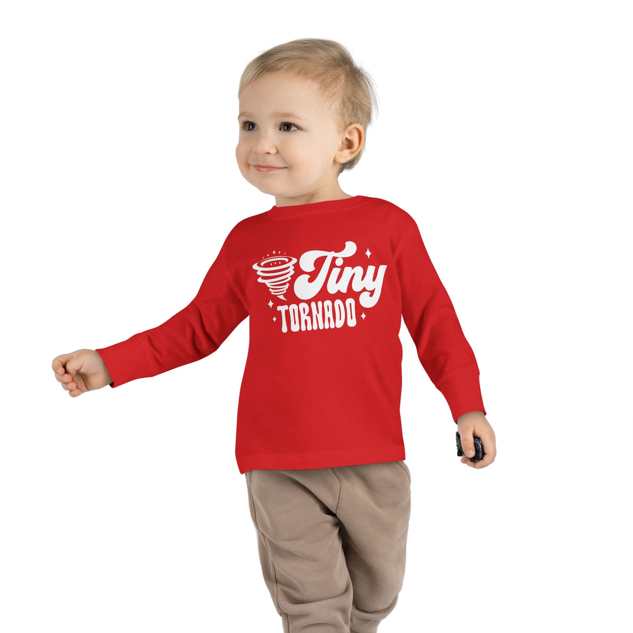Graphic Toddler Long SleeveT-Shirt - Tiny Tornado | Kids clothes by atgodanddesigns