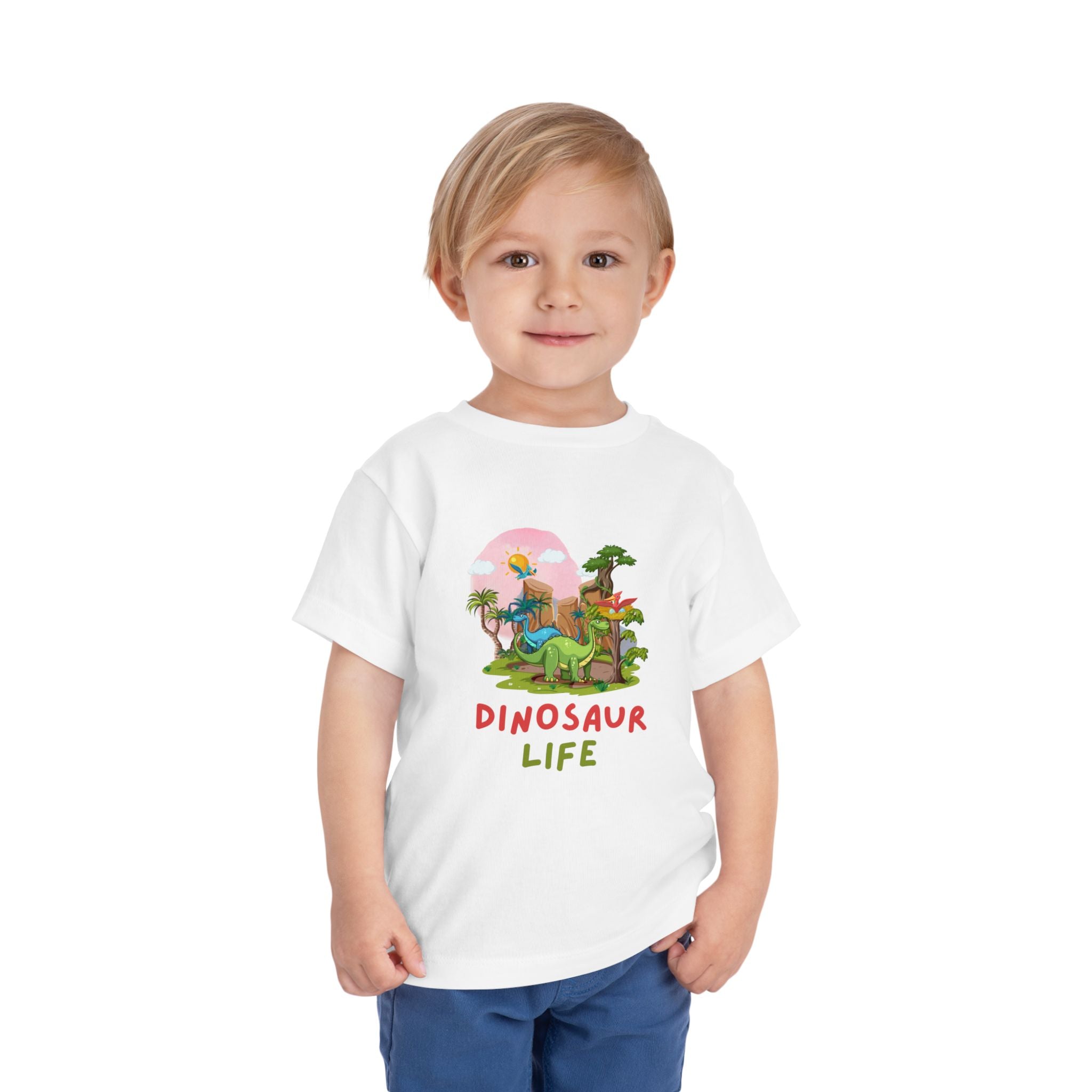 Graphic Toddler T-Shirt - Dinosaur Life | Kids clothes by atgodanddesigns