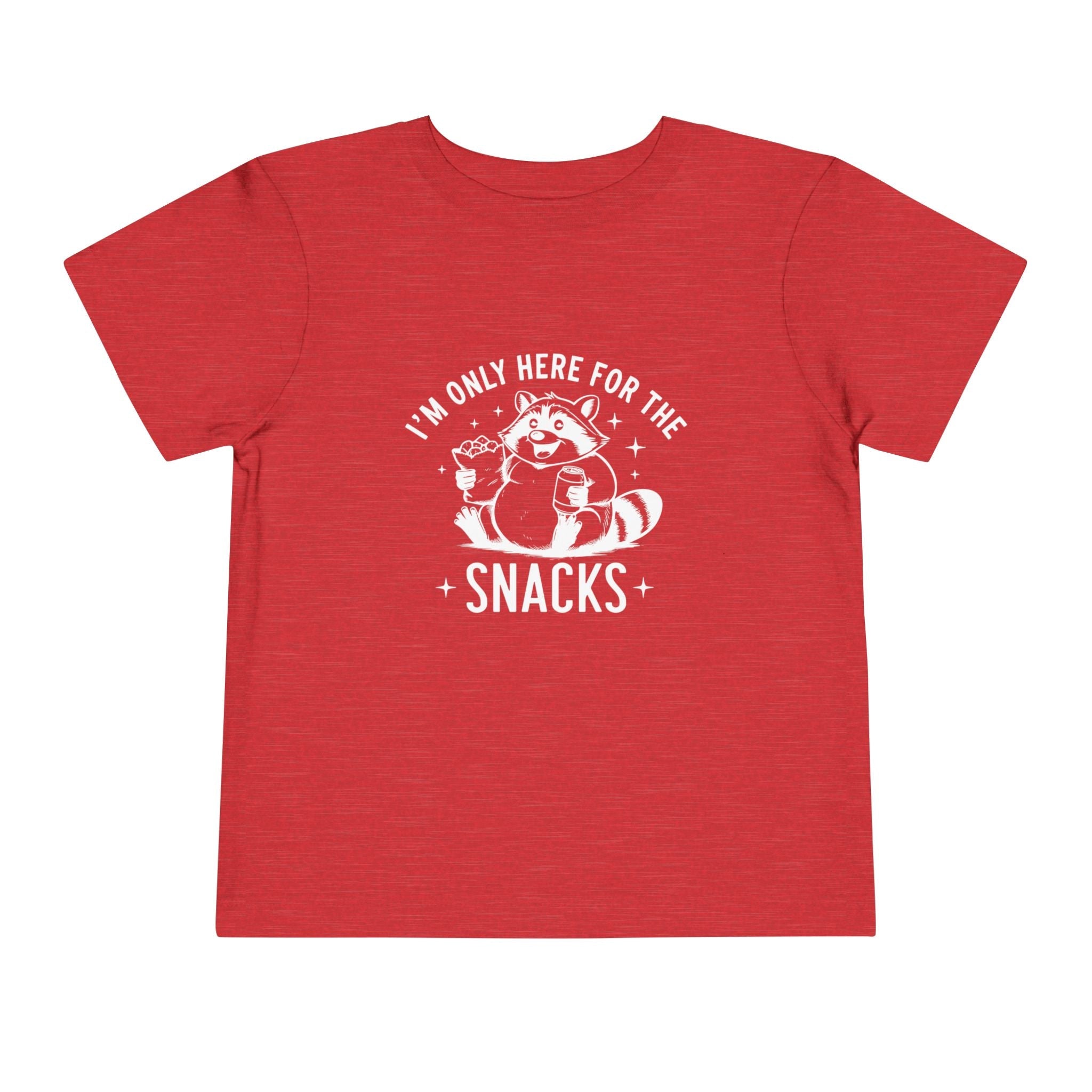 Graphic Toddler T-Shirt - I'm Only Here For The Snacks | Kids clothes by atgodanddesigns