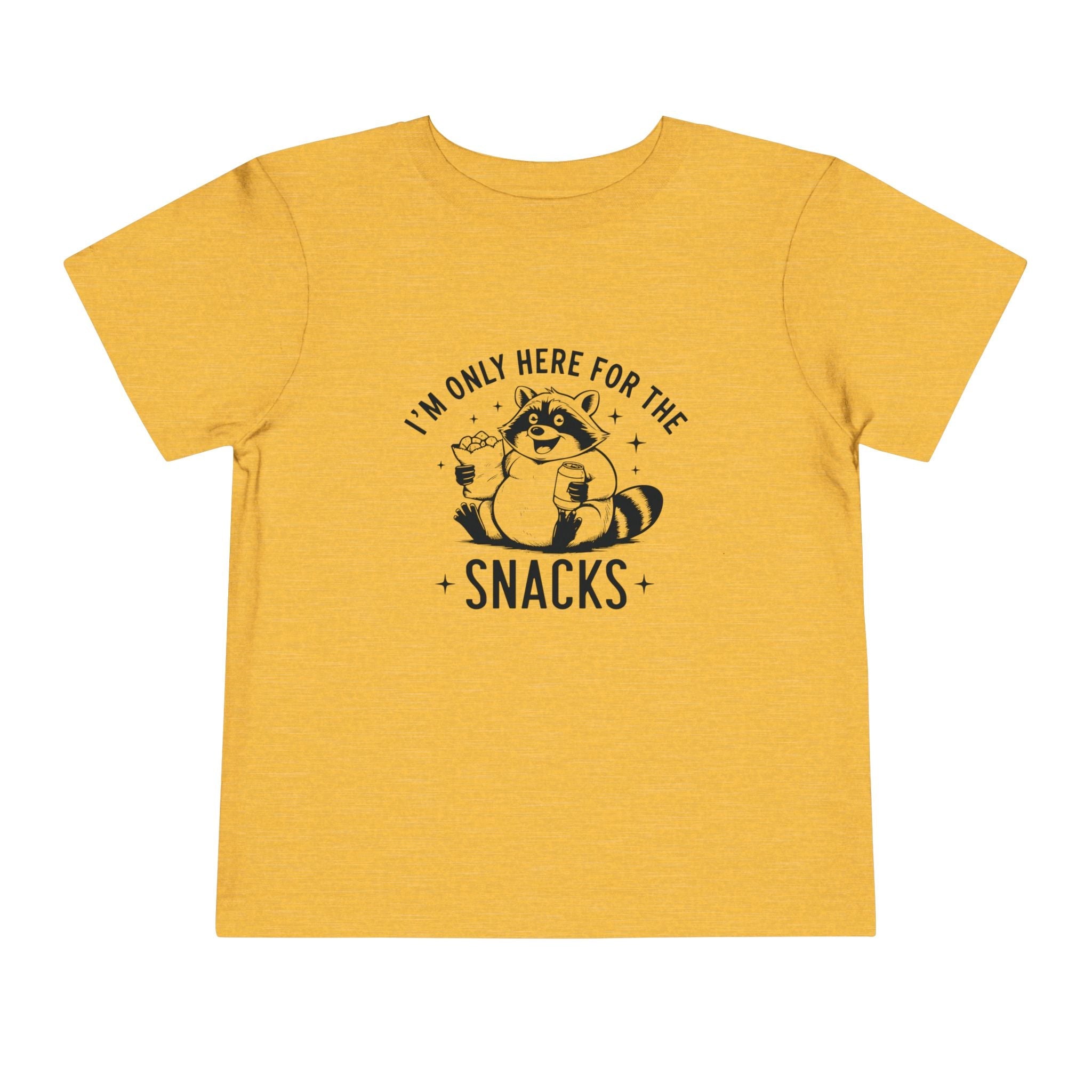 Graphic Toddler T-Shirt - I'm Only Here For The Snacks | Kids clothes by atgodanddesigns
