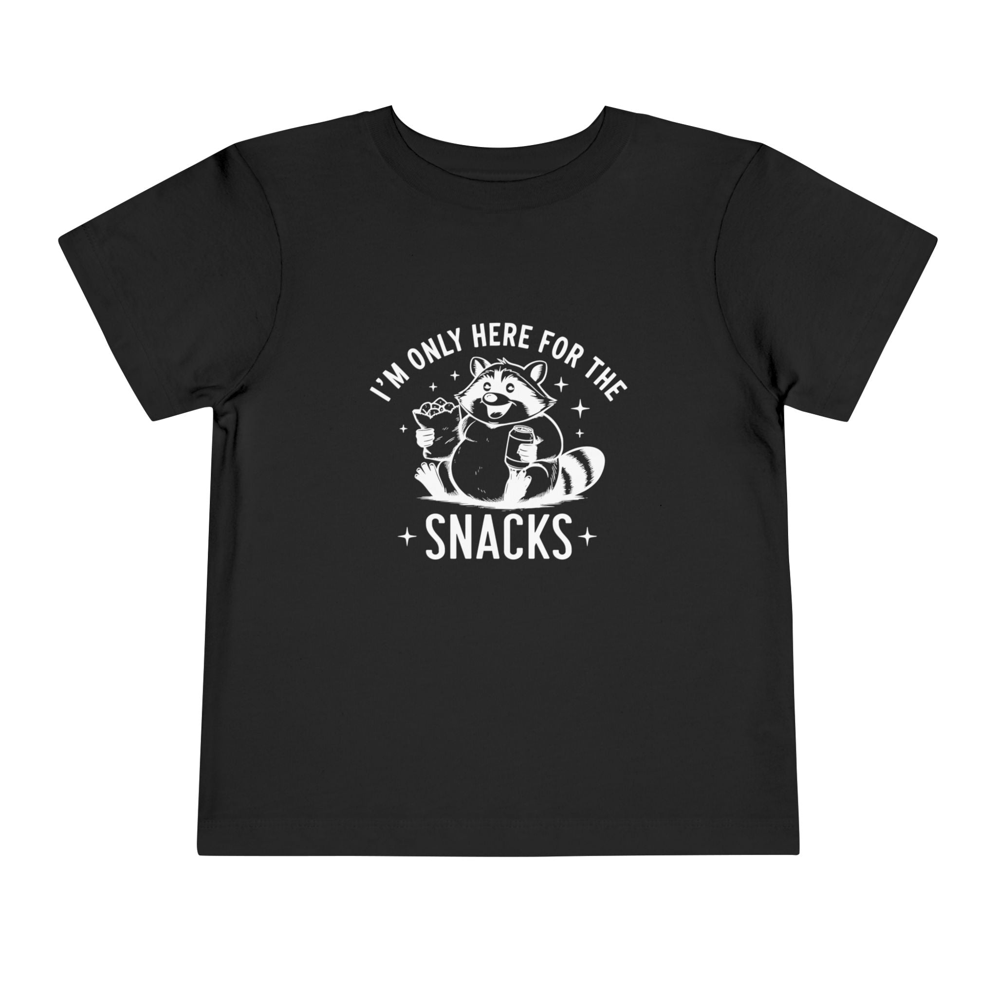 Graphic Toddler T-Shirt - I'm Only Here For The Snacks | Kids clothes by atgodanddesigns