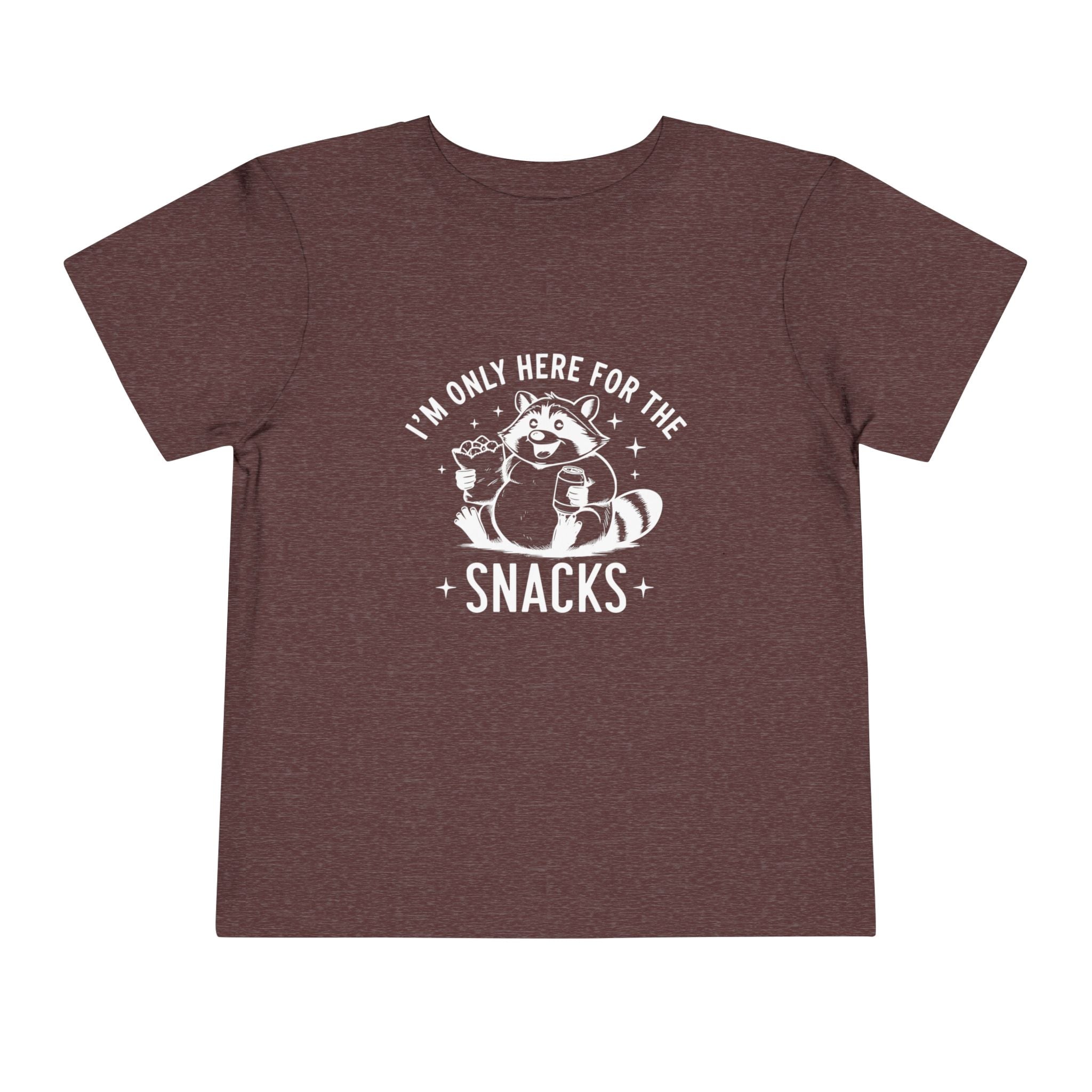 Graphic Toddler T-Shirt - I'm Only Here For The Snacks | Kids clothes by atgodanddesigns