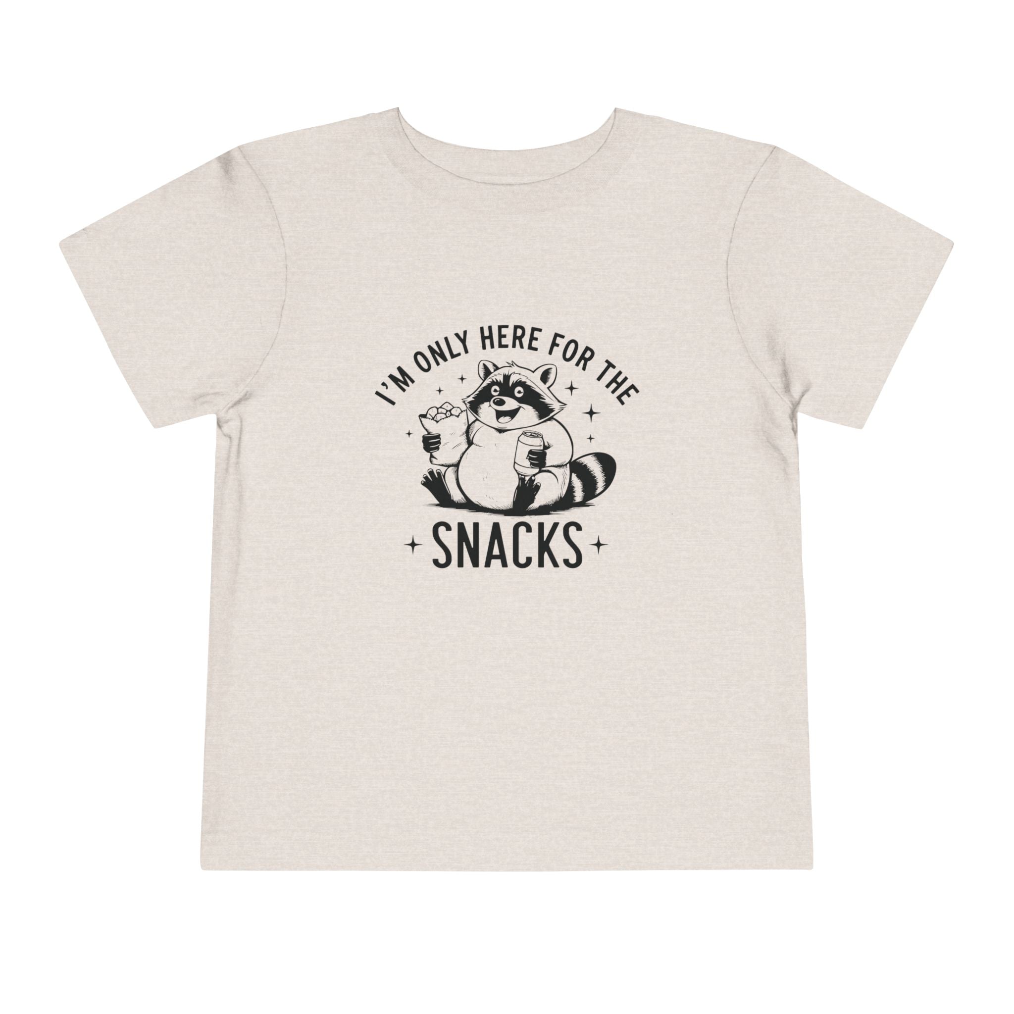 Graphic Toddler T-Shirt - I'm Only Here For The Snacks | Kids clothes by atgodanddesigns