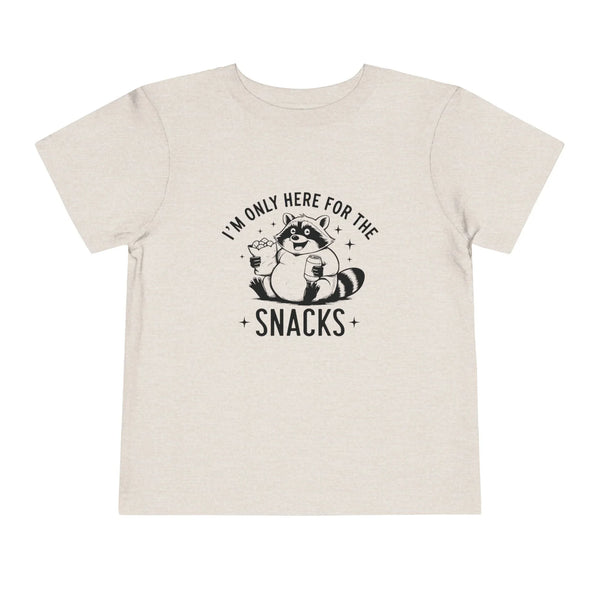 Graphic Toddler T-Shirt - I'm Only Here For The Snacks | Kids clothes by atgodanddesigns
