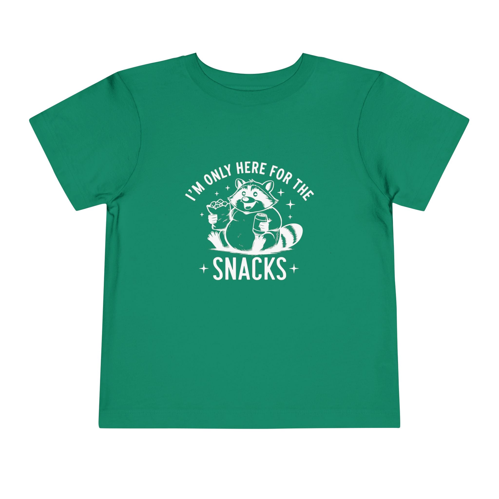 Graphic Toddler T-Shirt - I'm Only Here For The Snacks | Kids clothes by atgodanddesigns