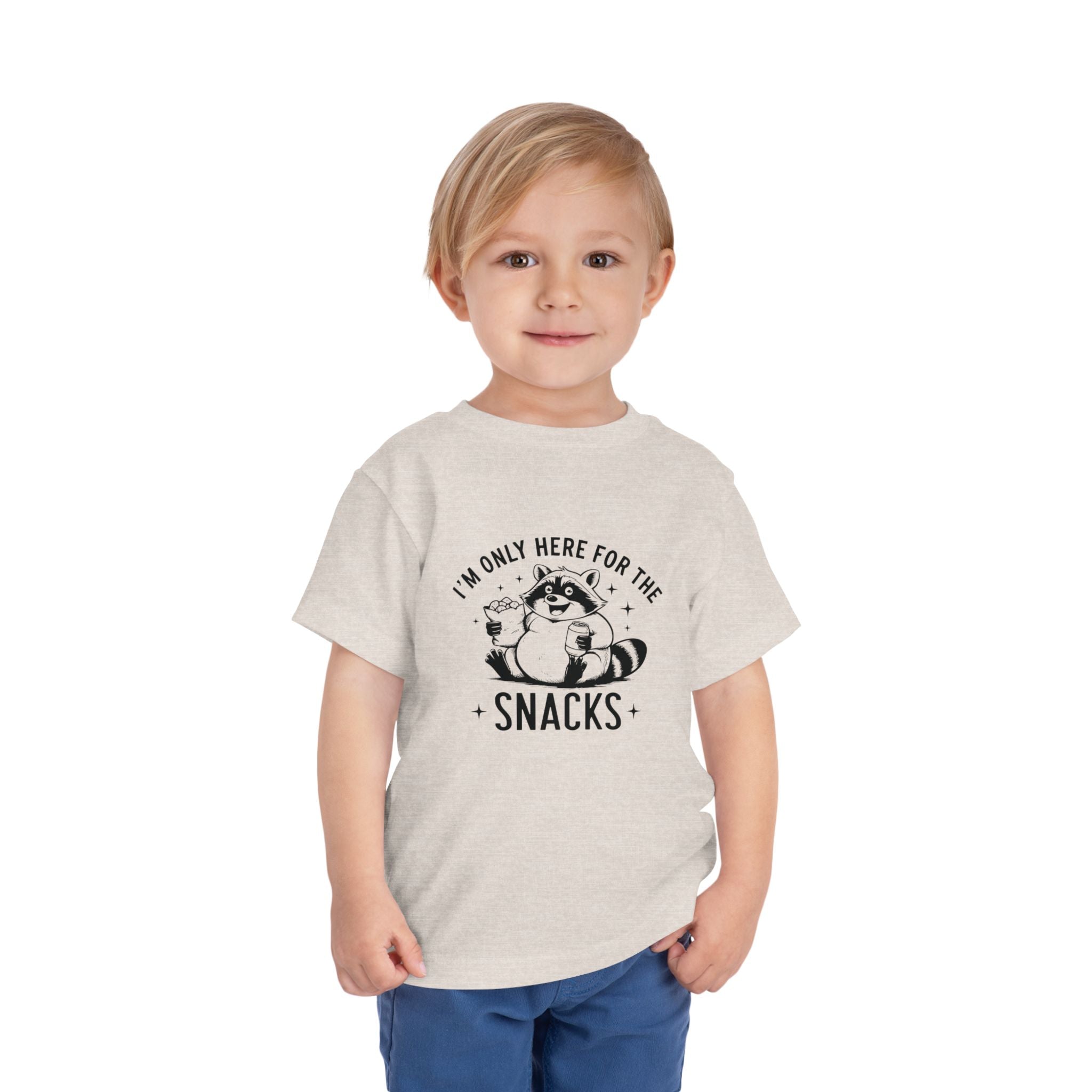 Graphic Toddler T-Shirt - I'm Only Here For The Snacks | Kids clothes by atgodanddesigns