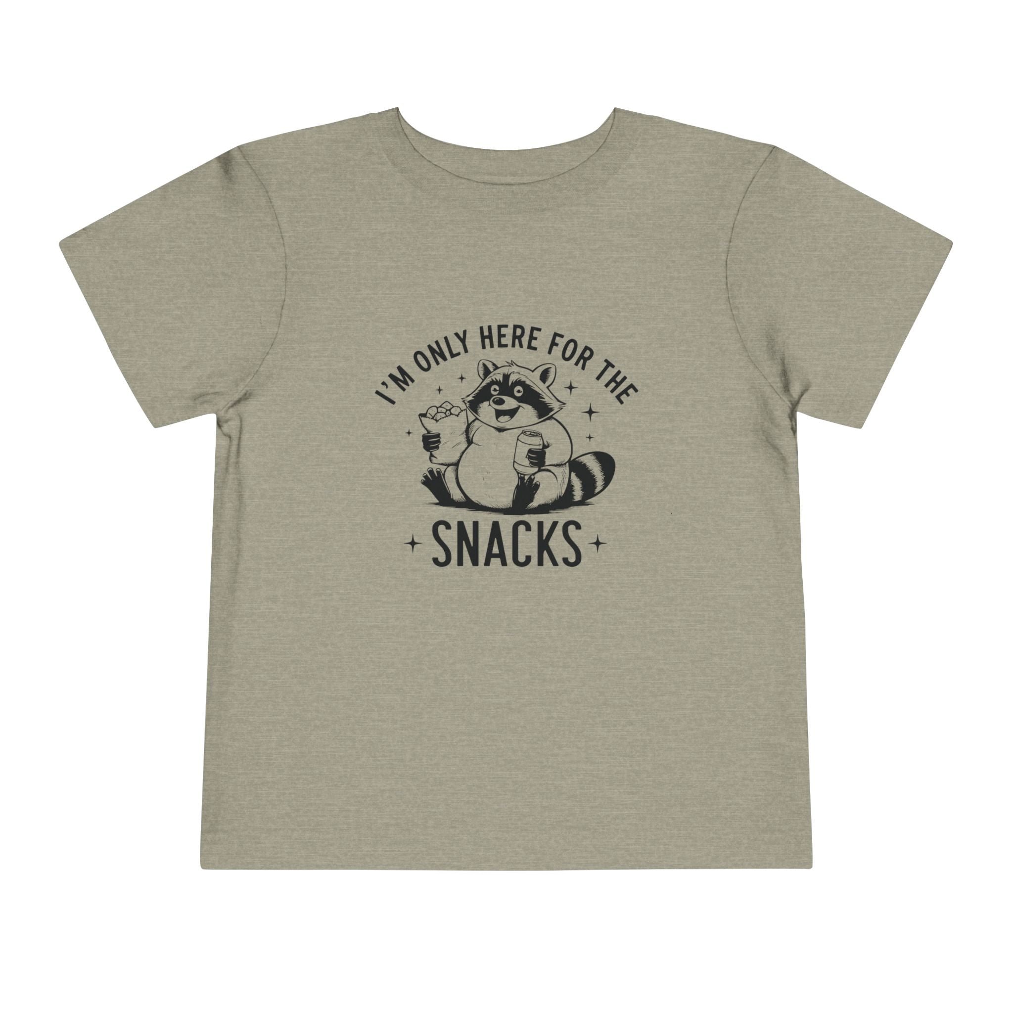 Graphic Toddler T-Shirt - I'm Only Here For The Snacks | Kids clothes by atgodanddesigns