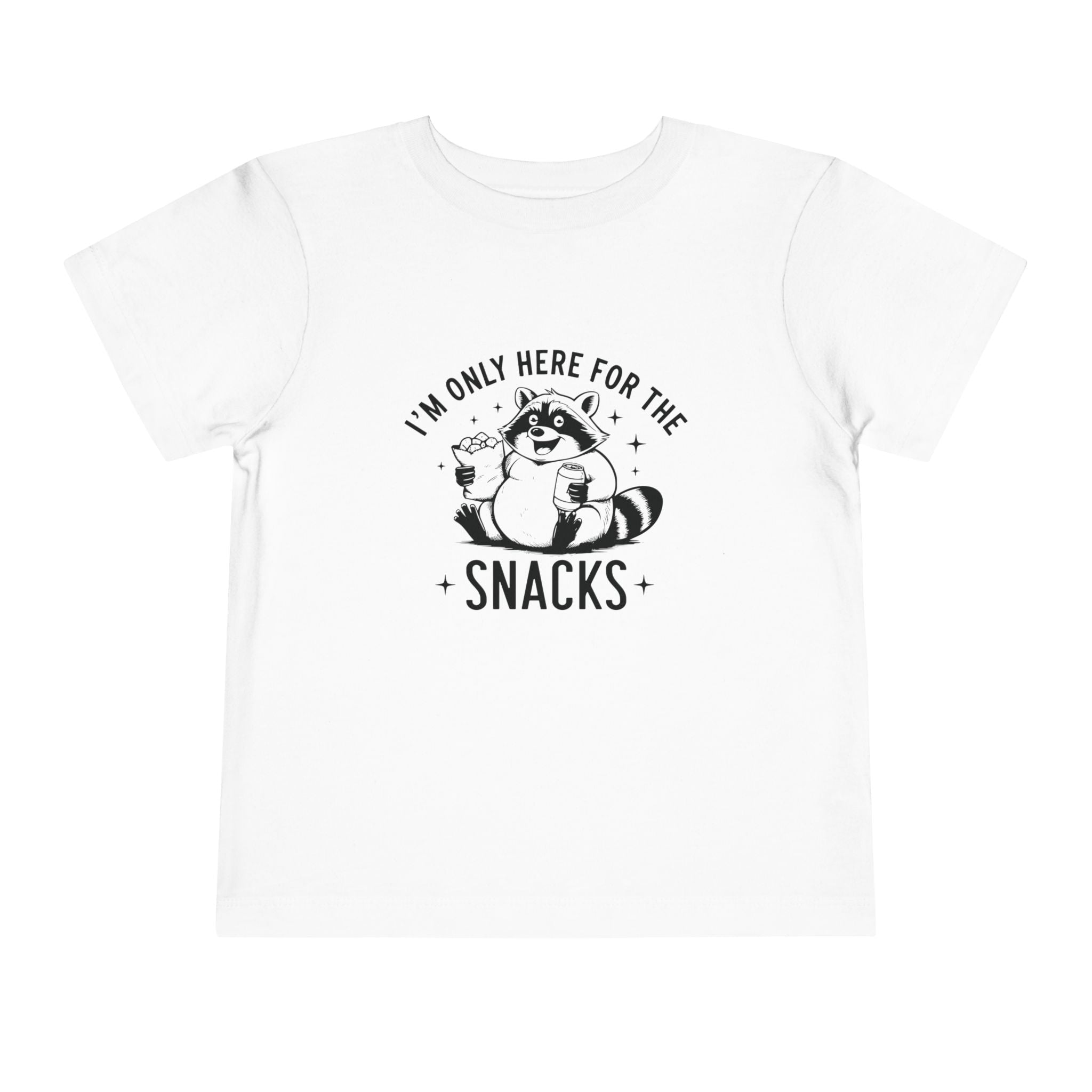 Graphic Toddler T-Shirt - I'm Only Here For The Snacks | Kids clothes by atgodanddesigns
