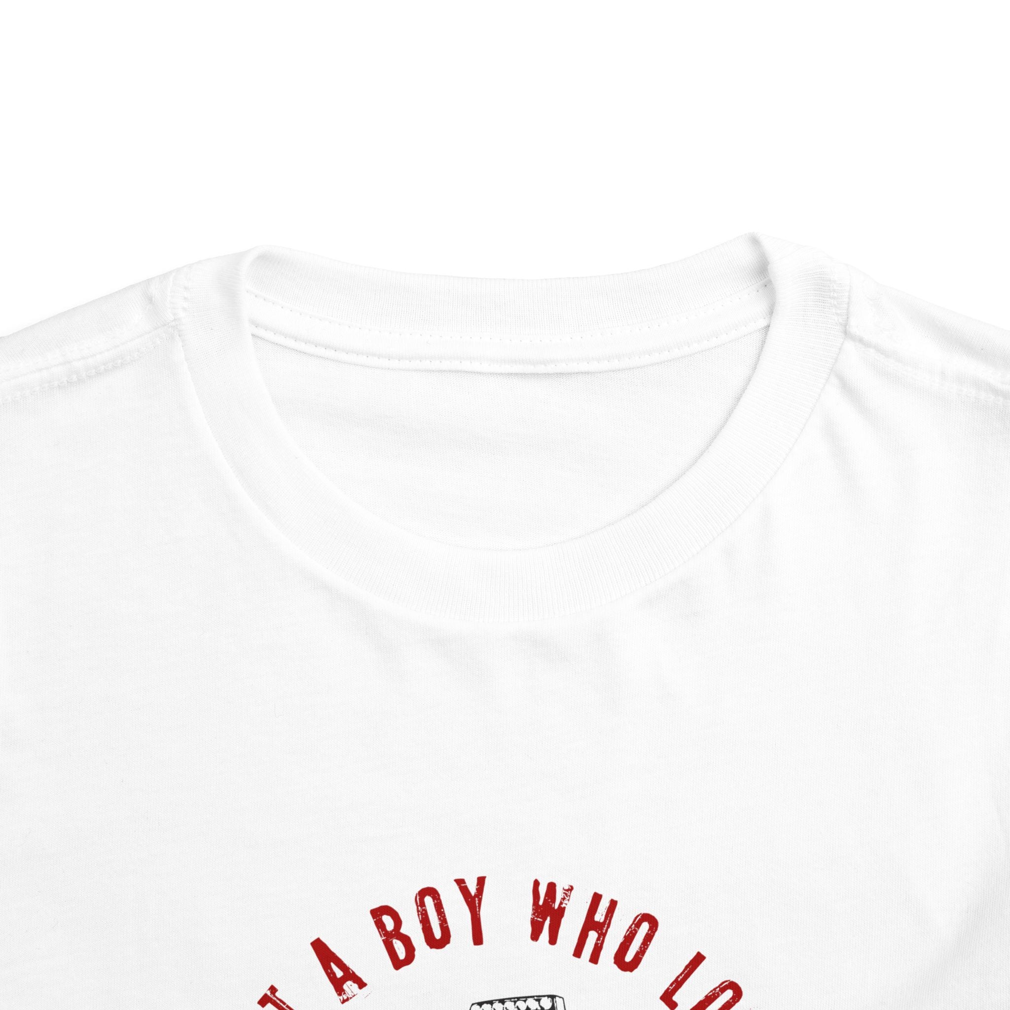 Graphic Toddler T-Shirt - Just A Boy Who Loves Monster Trucks | Kids clothes by atgodanddesigns