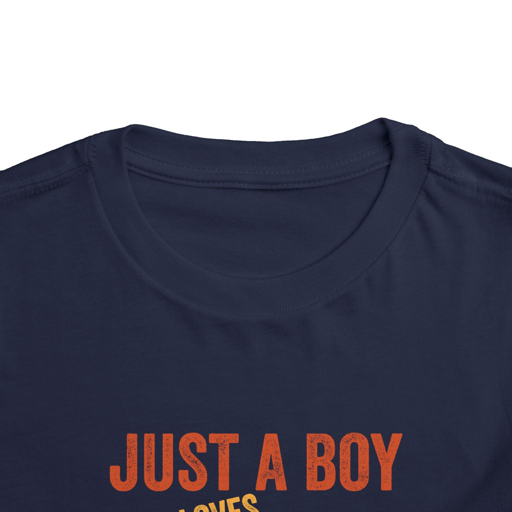 Graphic Toddler T-Shirt - Just A Boy Who Loves Tractors | Kids clothes by atgodanddesigns