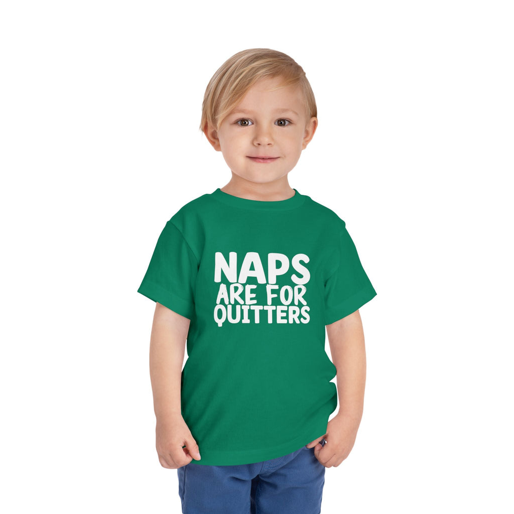 Graphic Toddler T-Shirt - Naps Are For Quitters | Kids clothes by atgodanddesigns