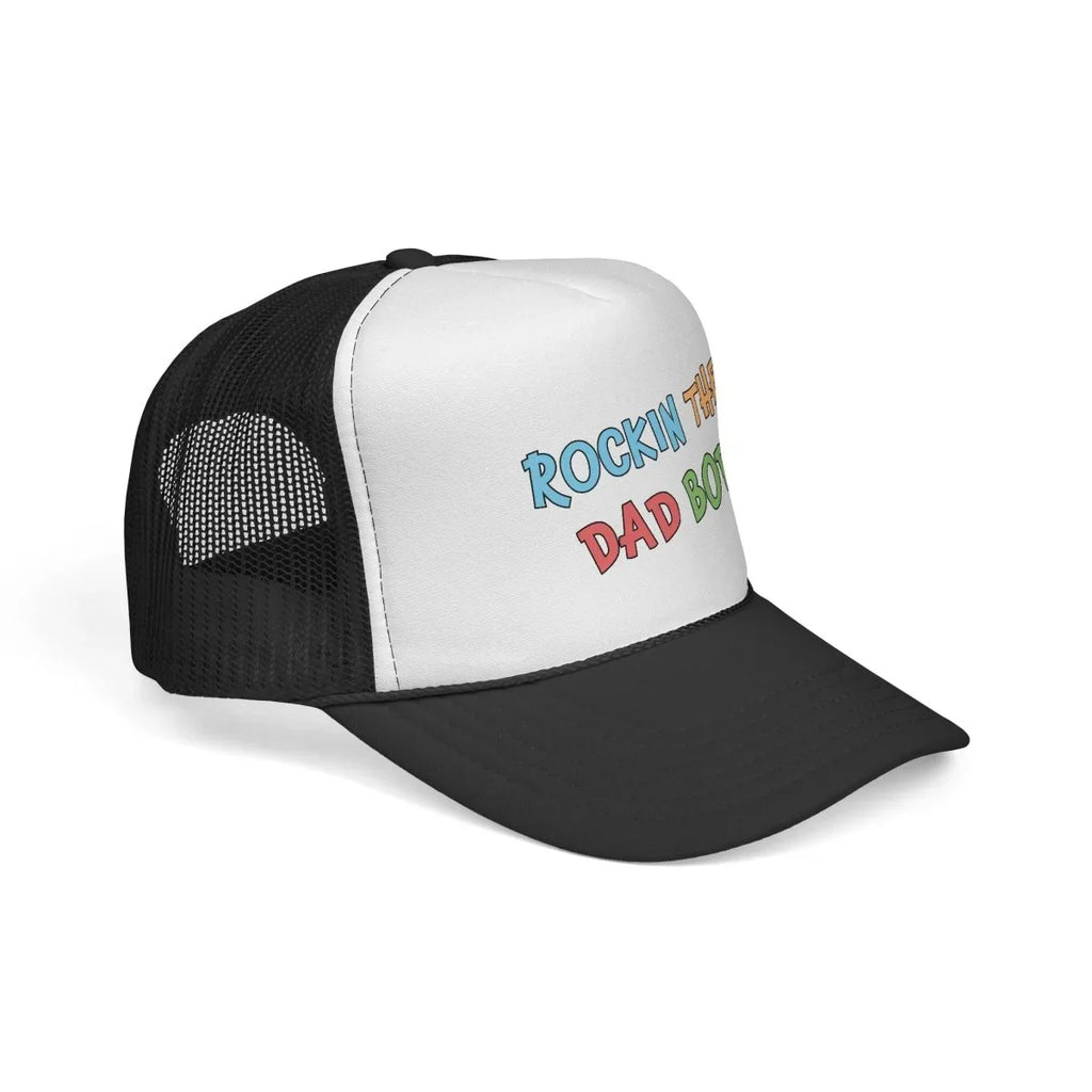 Graphic Trucker Cap - Rockin’ the Dad Bod | Hats by atgodanddesigns