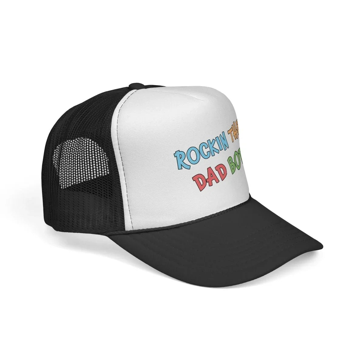 Graphic Trucker Cap - Rockin’ the Dad Bod | Hats by atgodanddesigns