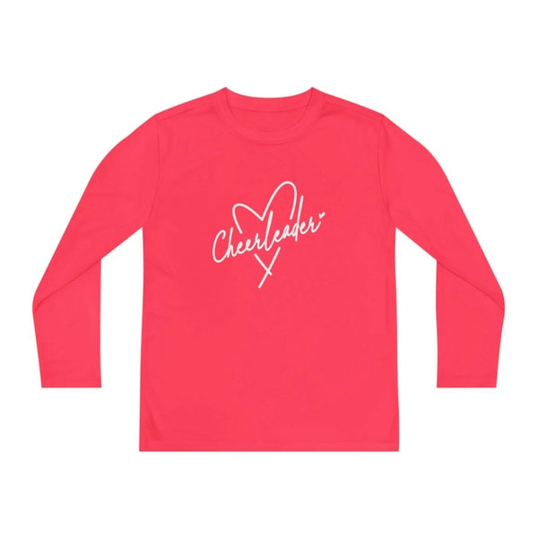 Graphic Youth Long Sleeve Tee - Cheerleader | Kids clothes by atgodanddesigns