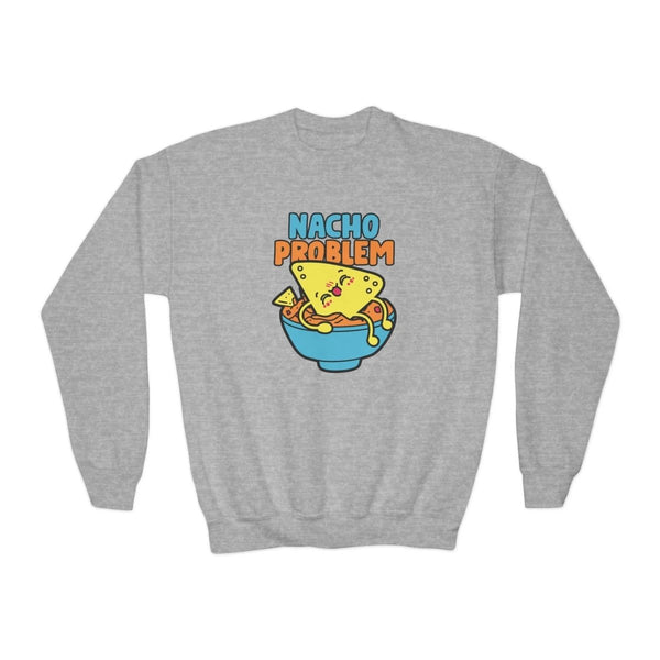 Graphic Youth Long Sleeve Tee - Nacho Problem | Kids clothes by atgodanddesigns
